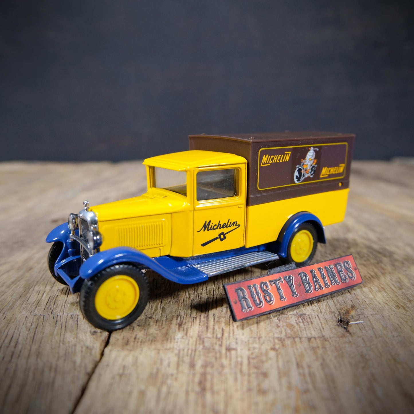 Vintage Solido Citroen C4F 1930 Michelin Delivery Van Truck, Made in France, Unboxed