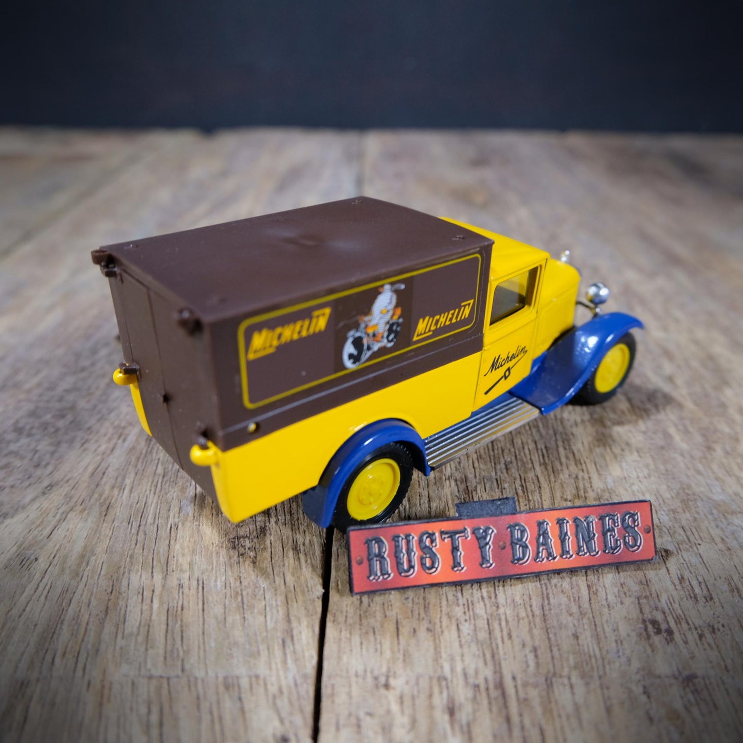 Vintage Solido Citroen C4F 1930 Michelin Delivery Van Truck, Made in France, Unboxed