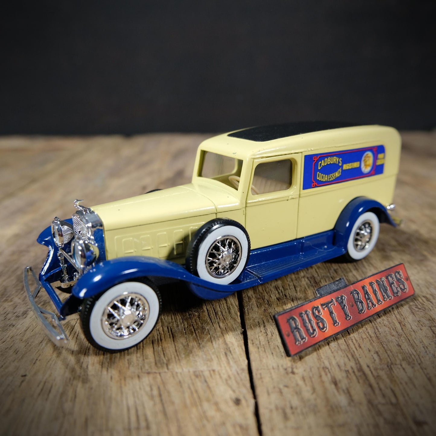 Vintage Solido Cadillac V16 1931, Cadbury's Cocoa Van, Made in France, Unboxed