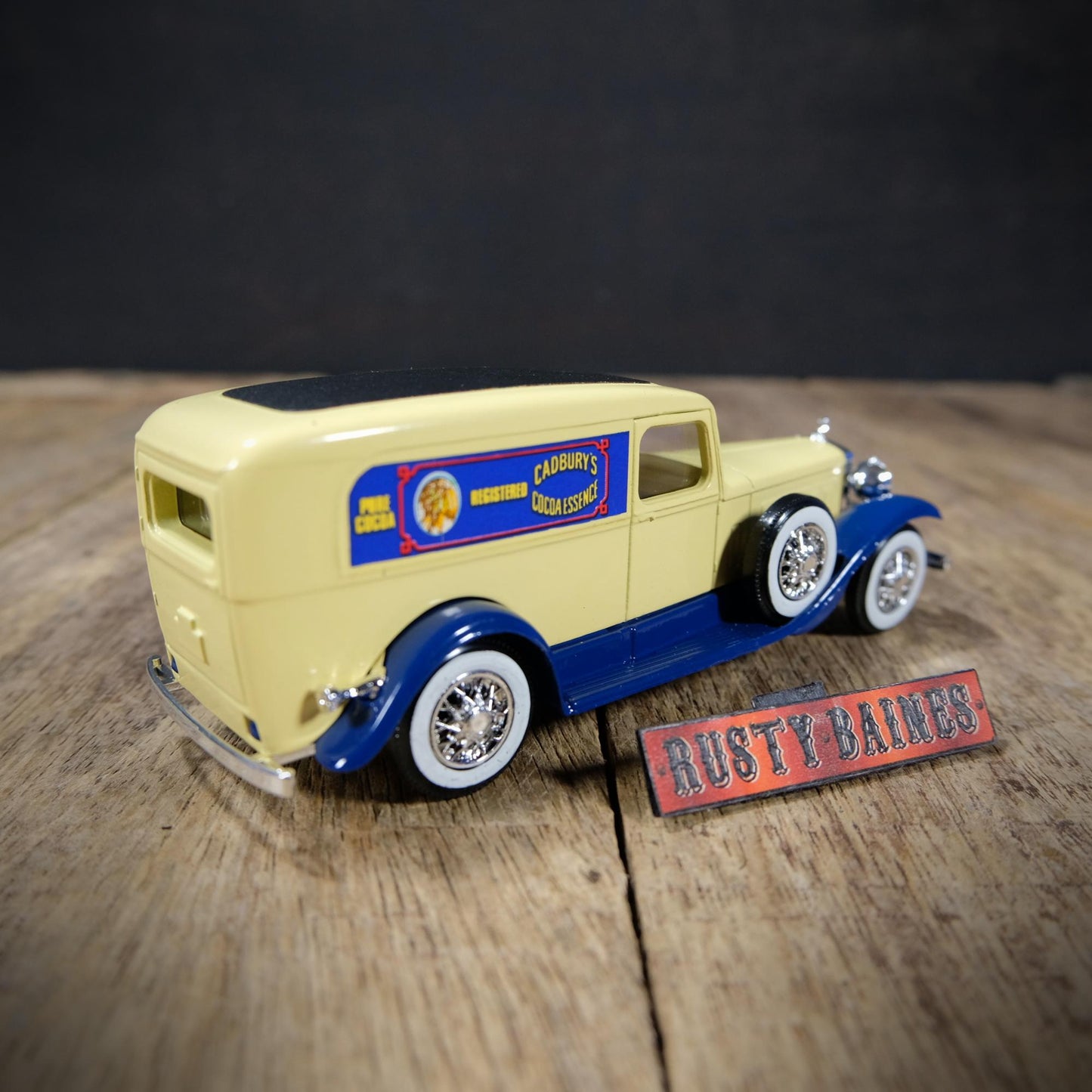 Vintage Solido Cadillac V16 1931, Cadbury's Cocoa Van, Made in France, Unboxed