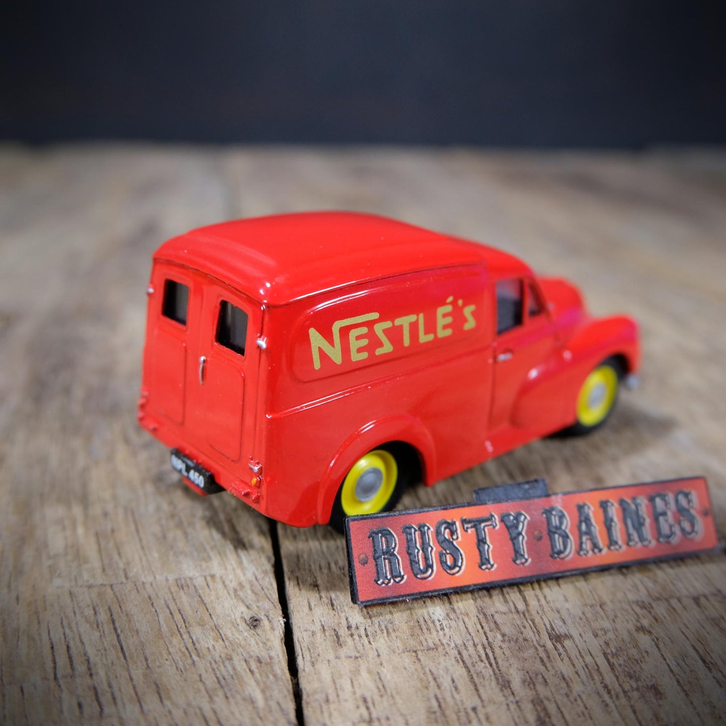 Corgi Morris Minor 1000 Van, Nestle Livery, Unboxed