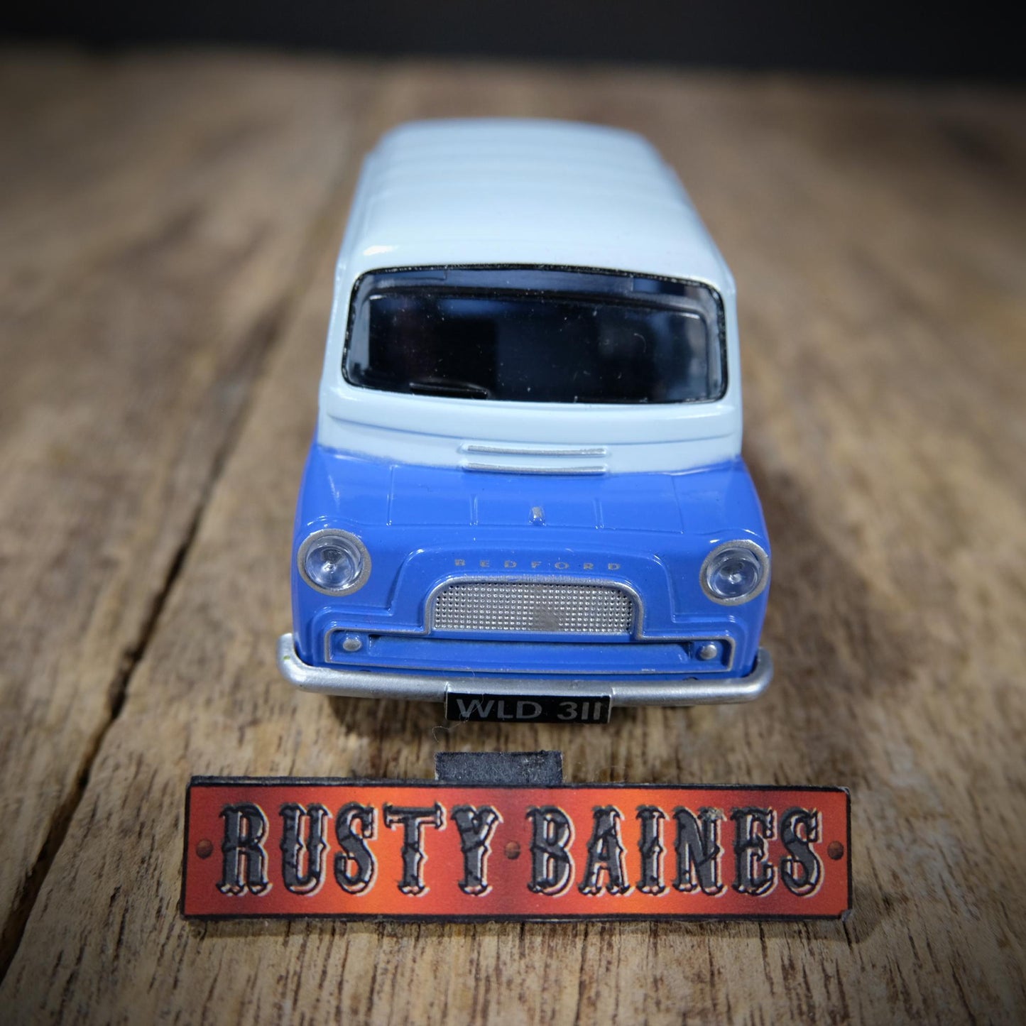 Oxford Diecast Bedford CA Half-Cab Pick Up, Two Tone Blue, Unboxed