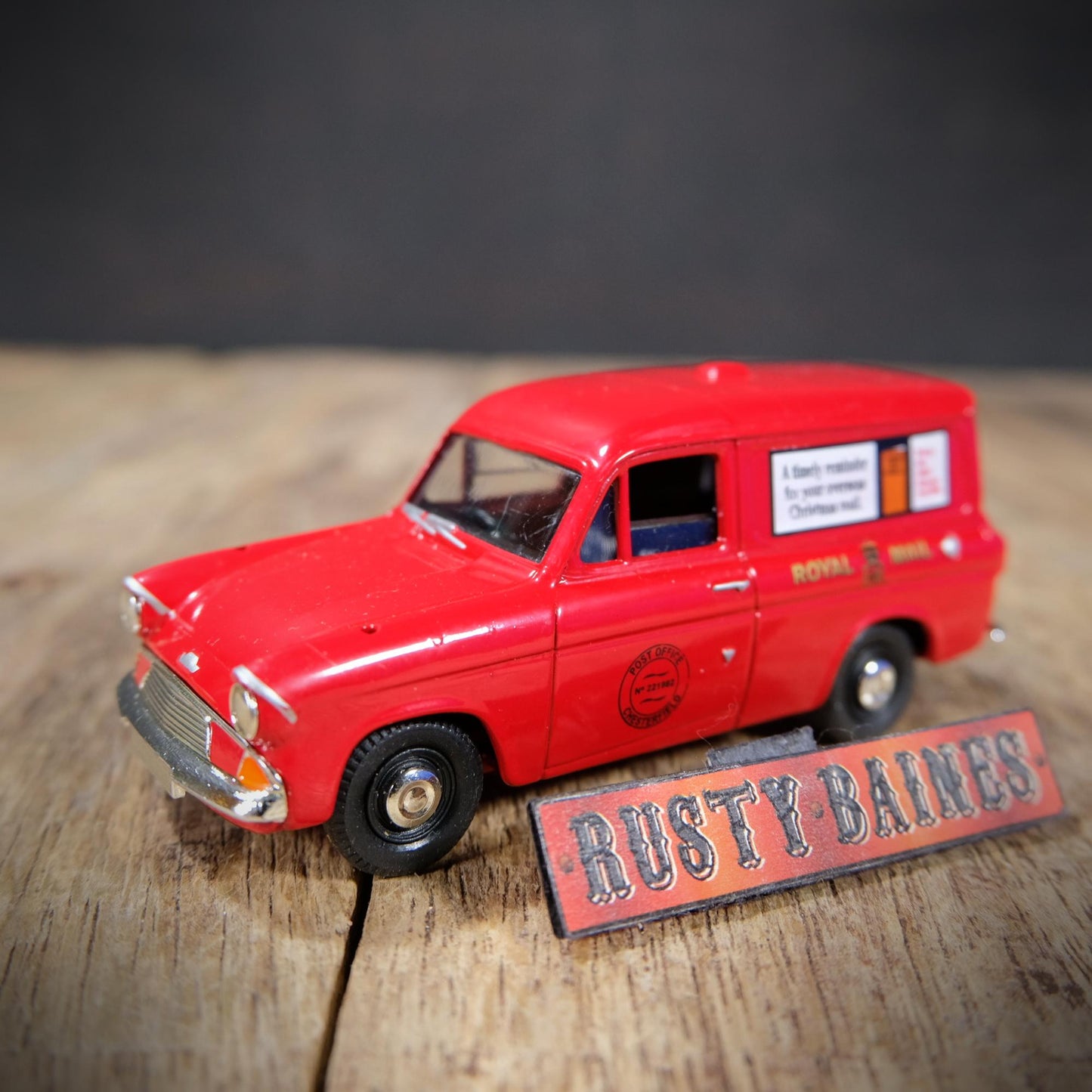 Lledo Vanguards Ford Anglia Van, Royal Mail Livery, Made in England, Unboxed