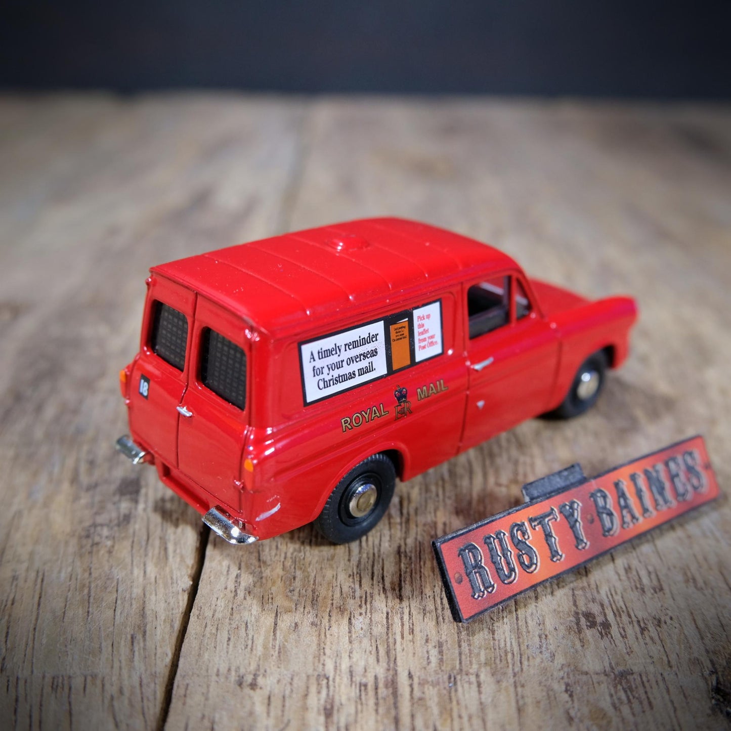 Lledo Vanguards Ford Anglia Van, Royal Mail Livery, Made in England, Unboxed