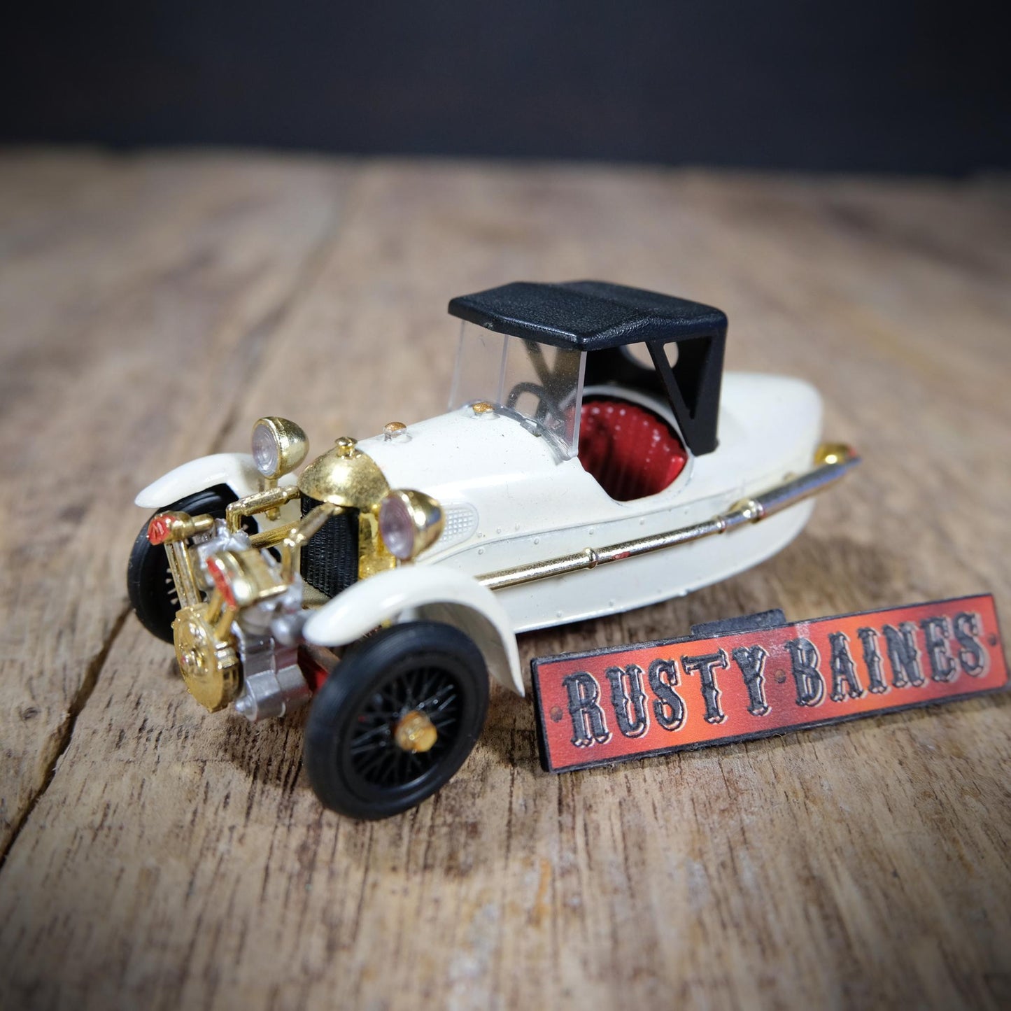 Brumm Morgan Cyclecar Three-Wheeler Trike, Off-White, Unboxed