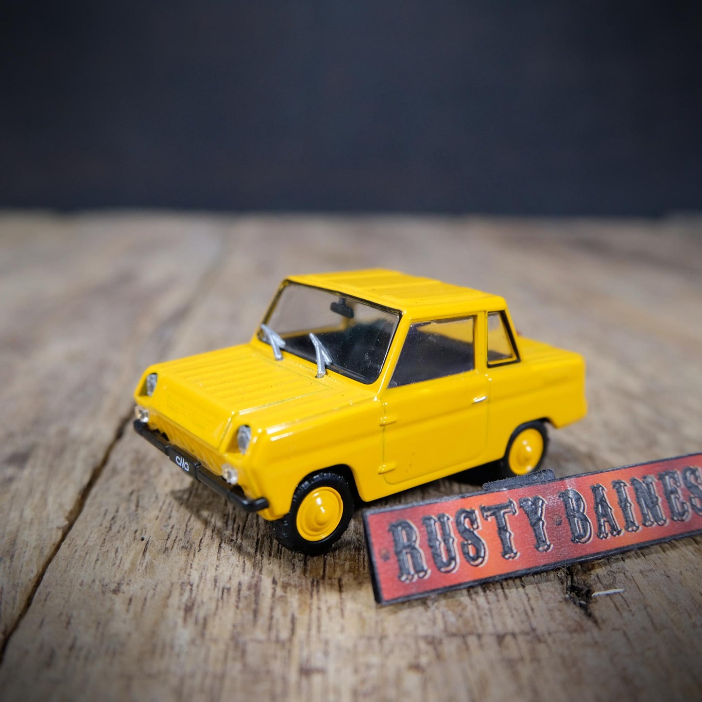 SMZ Cyclecar Microcar, DeAgostini, Yellow, Unboxed