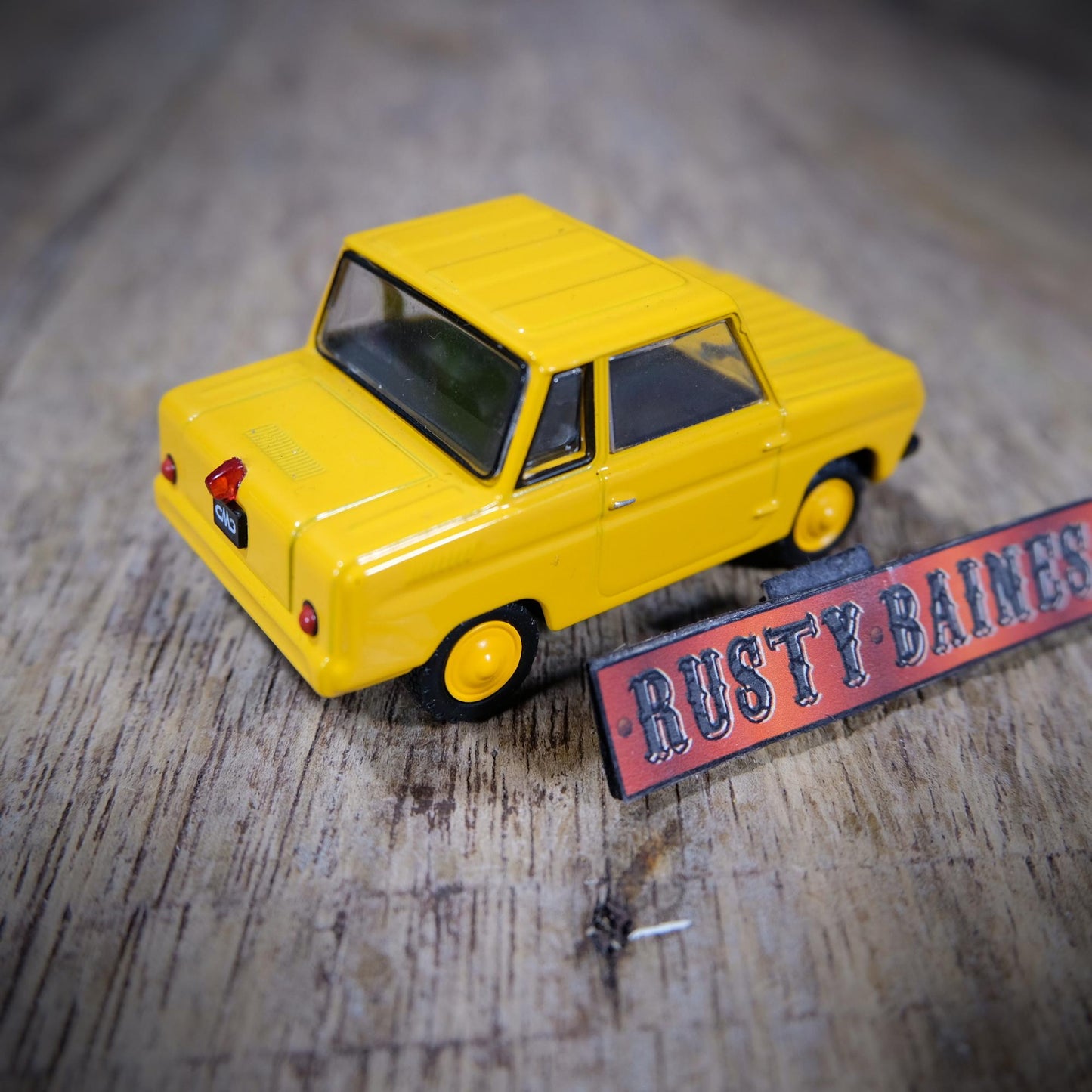 SMZ Cyclecar Microcar, DeAgostini, Yellow, Unboxed