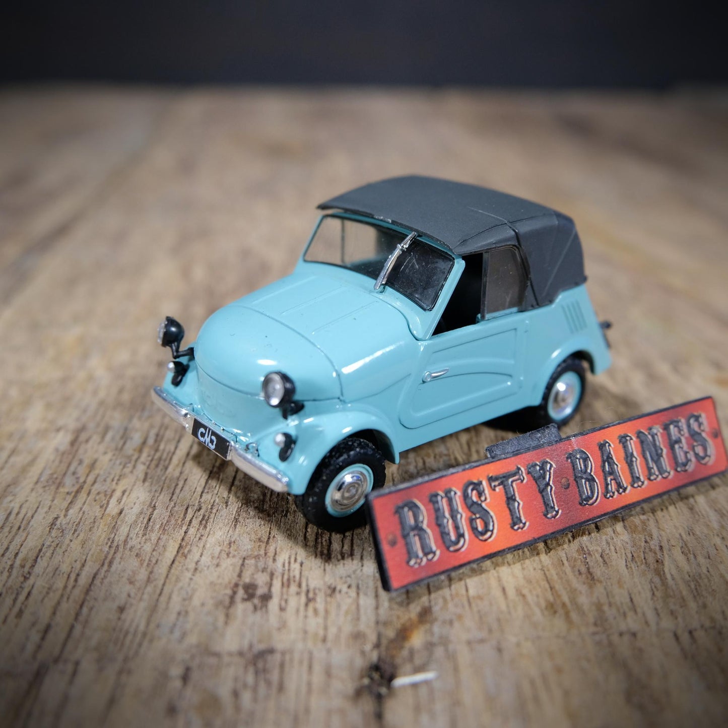 SMZ Cyclecar Microcar, DeAgostini, Turquoise, Unboxed