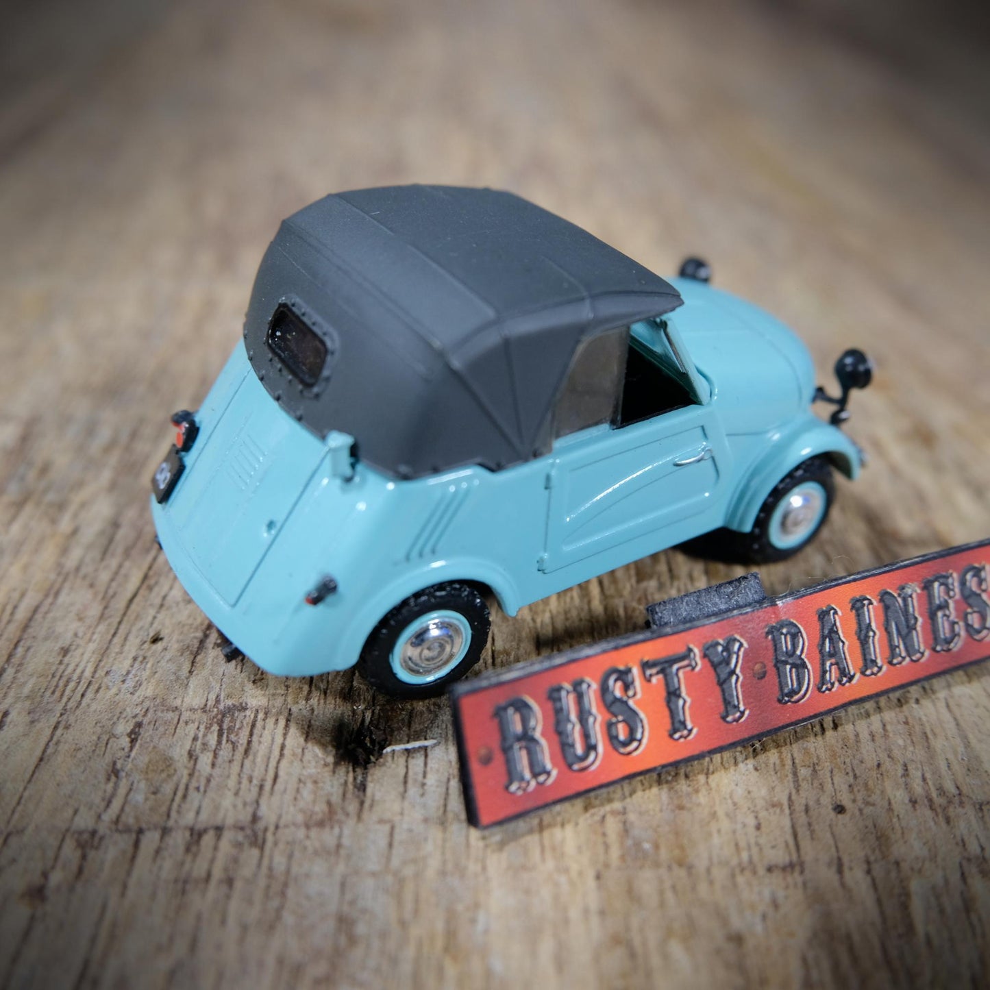 SMZ Cyclecar Microcar, DeAgostini, Turquoise, Unboxed