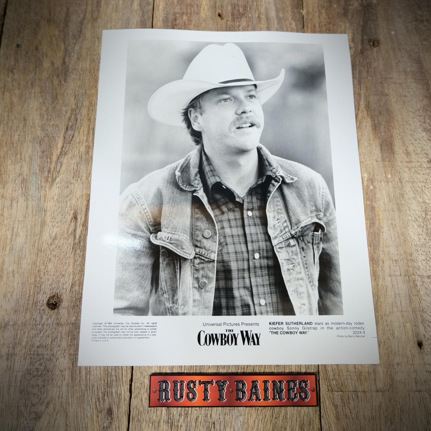 Movie Lobby Card, The Cowboy Way, Kiefer Sutherland