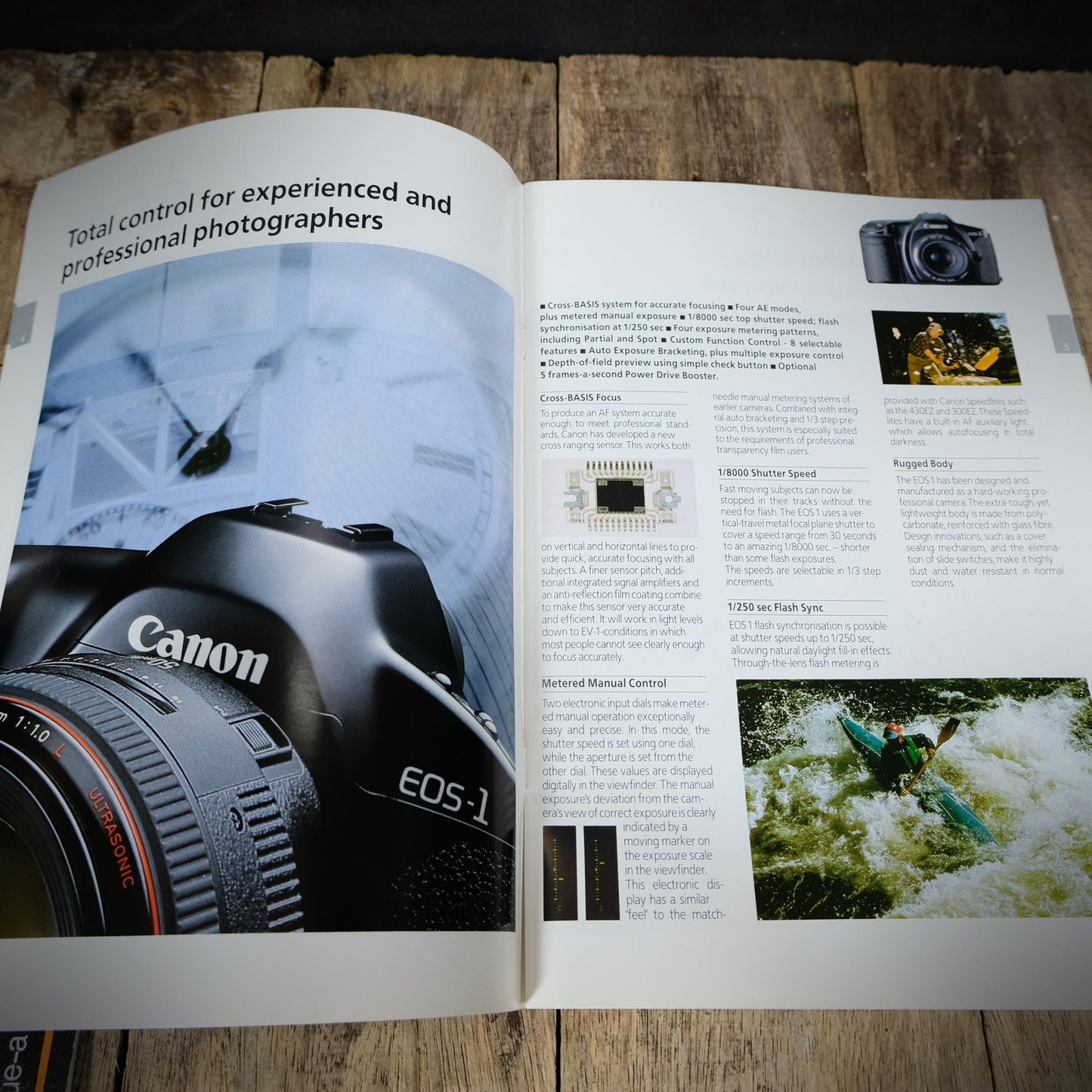 Canon EOS Camera & Lens Brochure, 1992, EOS 1 - 5 - 10 - 100 - 1000