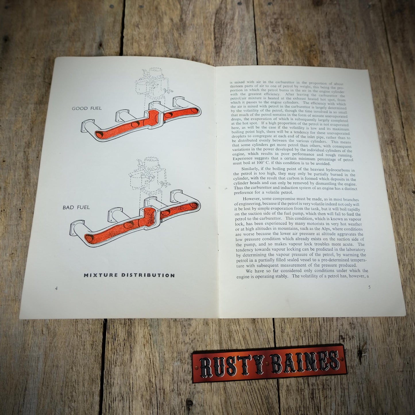 Vintage Petroleum Advertising Booklet, Modern Petrols, Esso, Daybrook Motor Co. of Nottingham