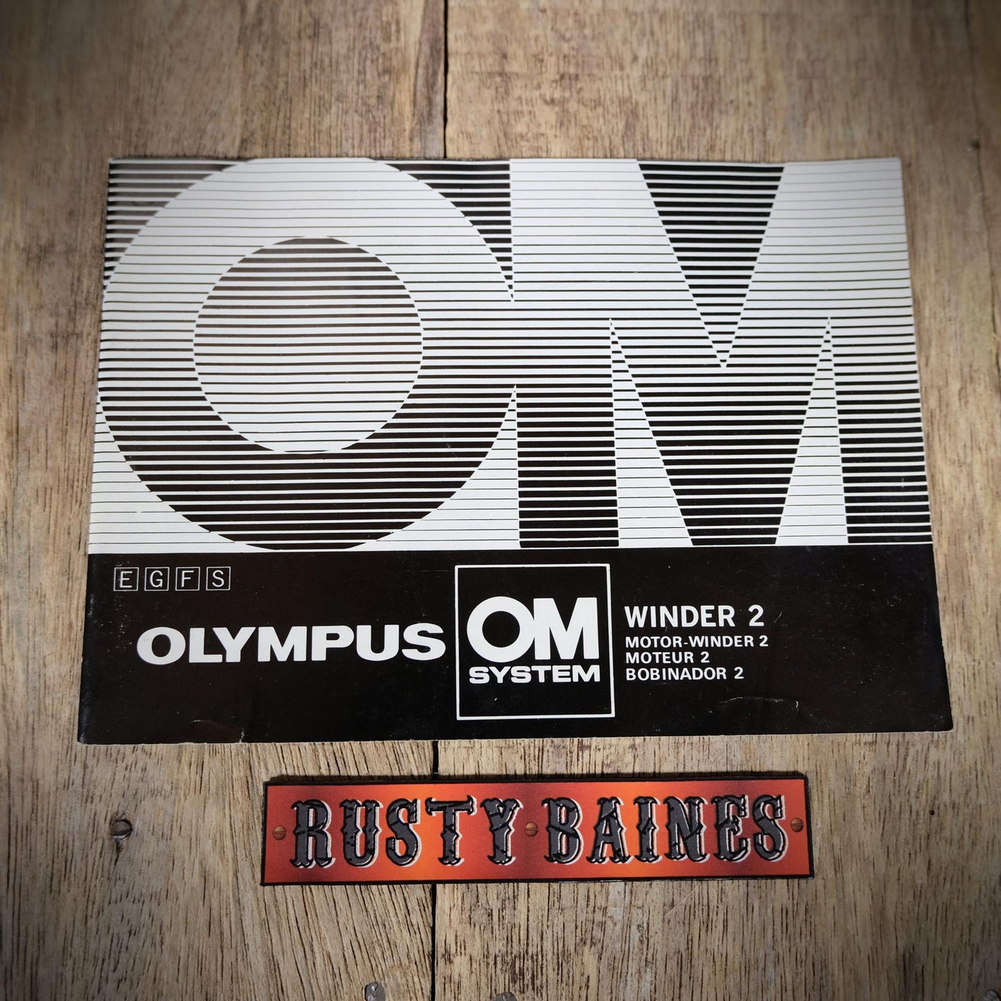 Olympus OM Winder 2 Instruction Booklet 35mm OM10 OM1 OM2