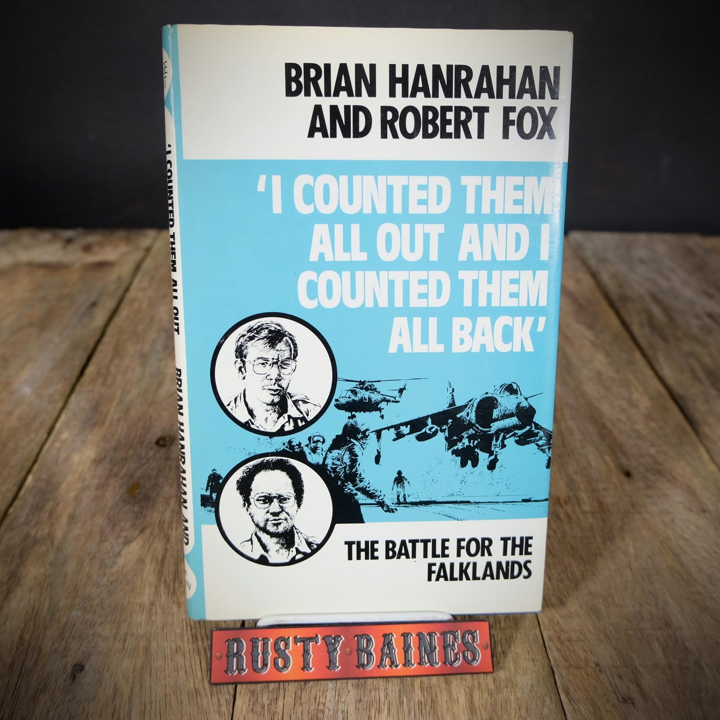 I Counted Them All Out and I Counted Them All Back, Falklands War, B. Hanrahan, R Fox, 1982 Large Print Hardcover