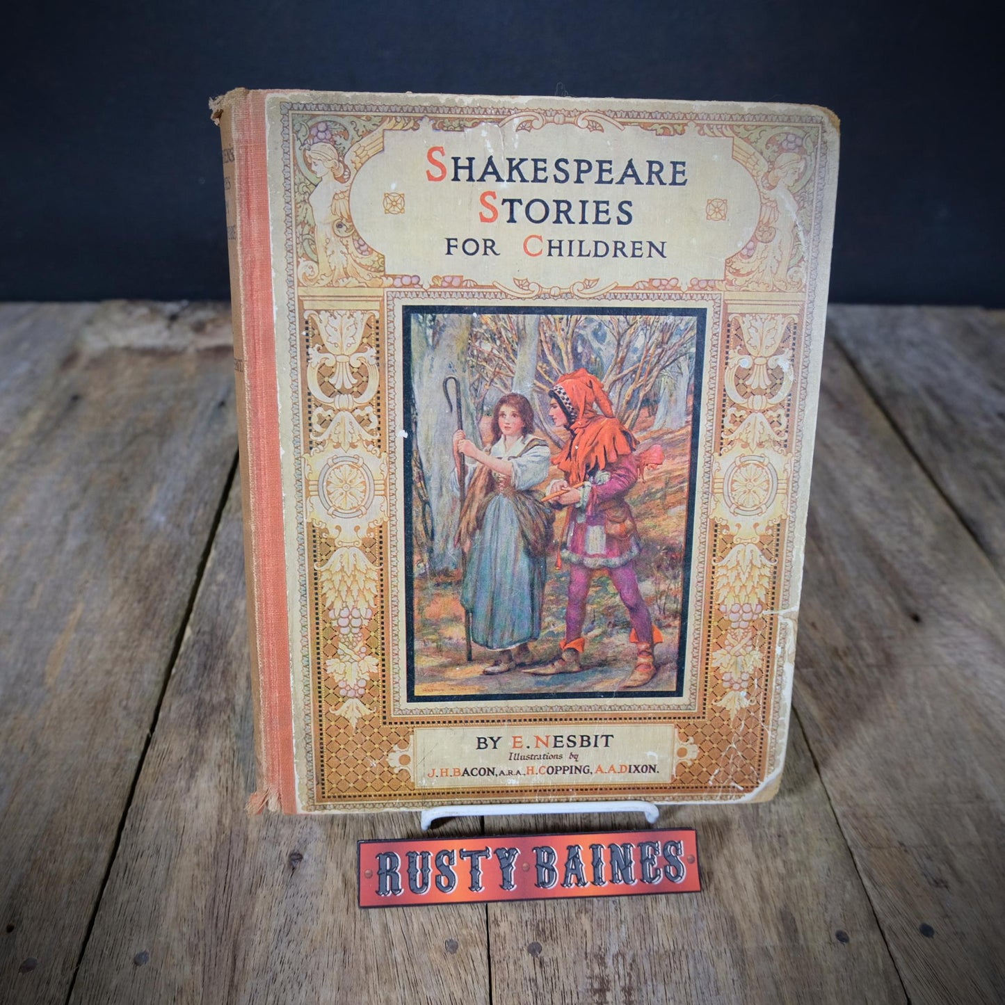 Shakespeare Stories for Children, E Nesbit, 1920's Raphael Tuck Hardcover
