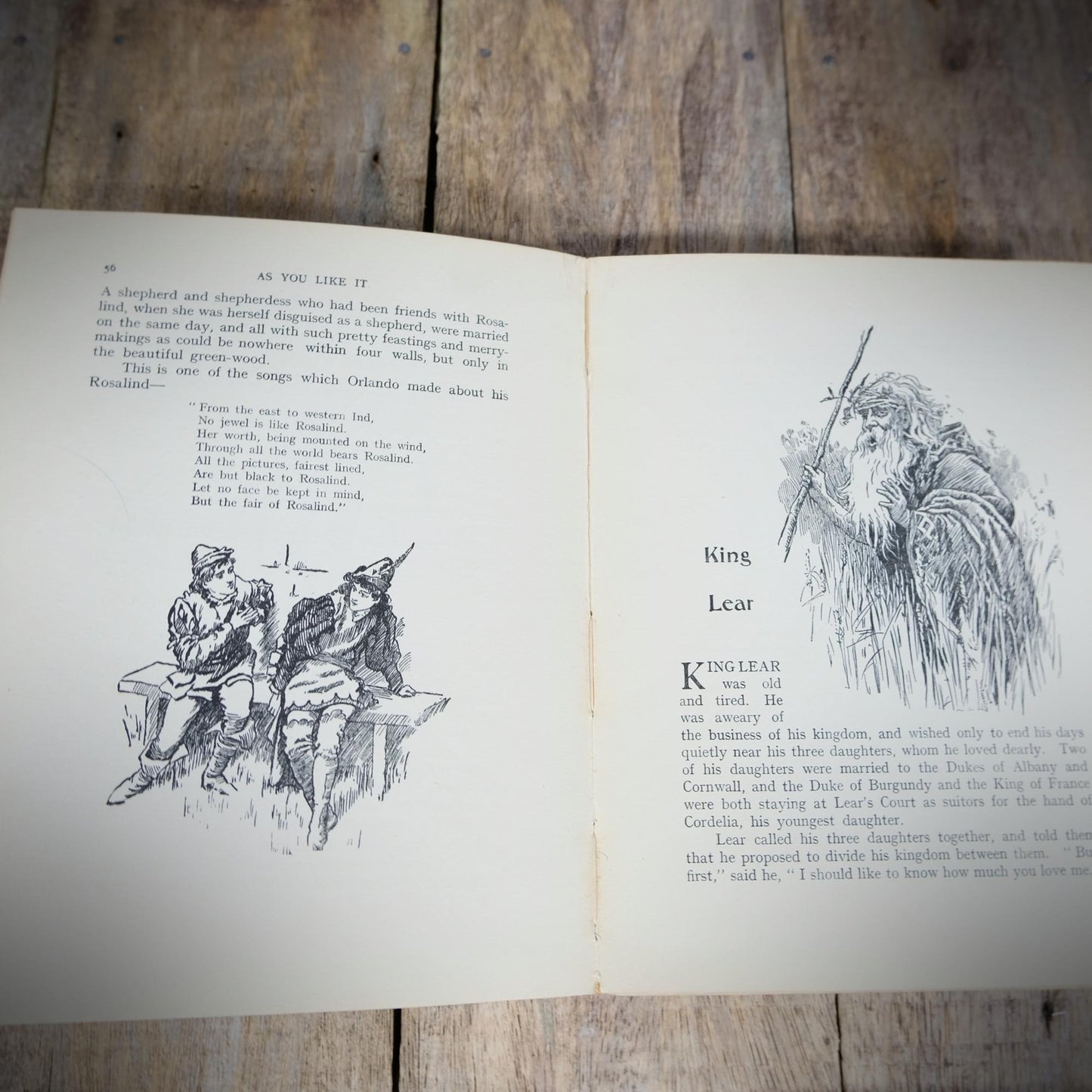 Shakespeare Stories for Children, E Nesbit, 1920's Raphael Tuck Hardcover