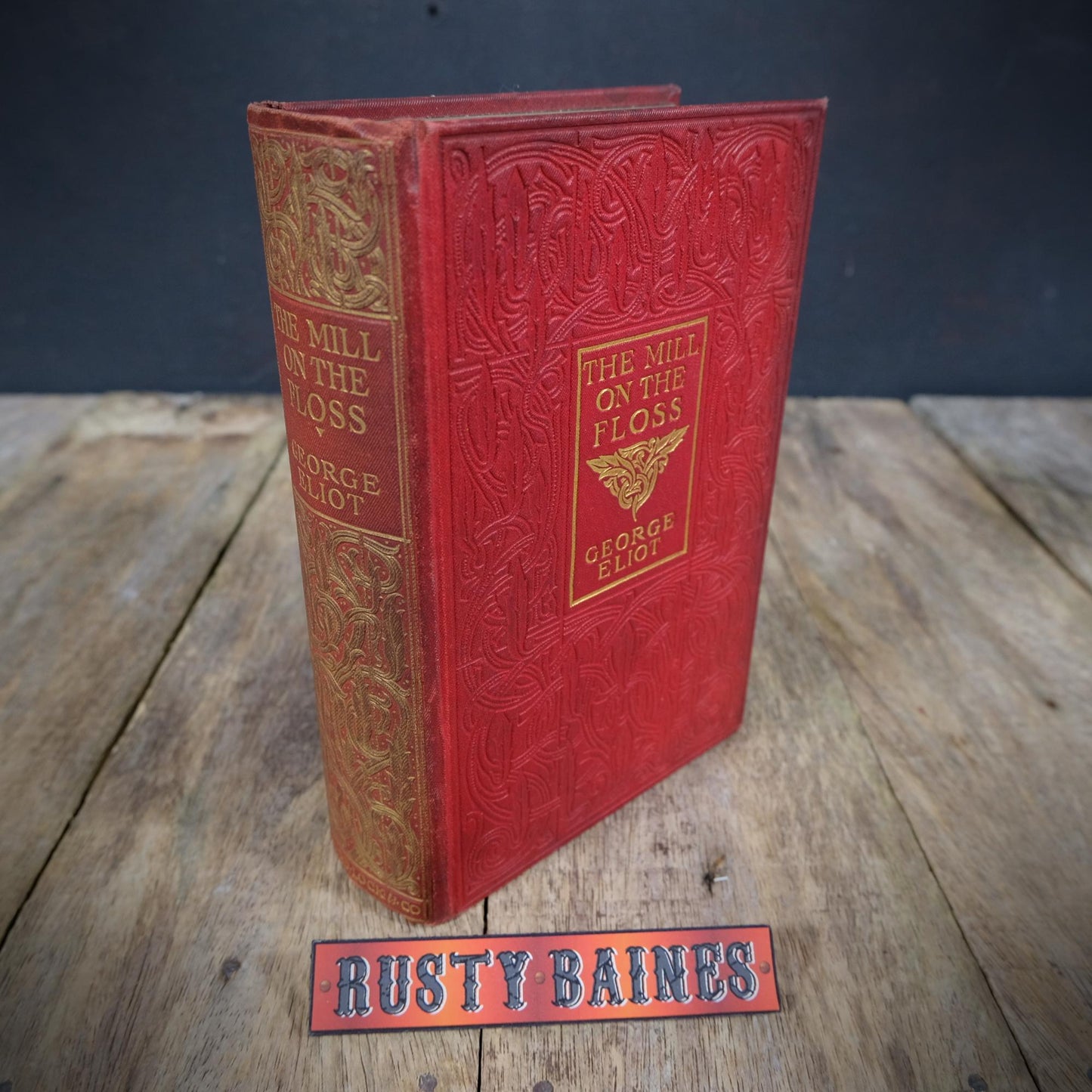 The Mill on the Floss, George Eliot, Decorative Binding, 1909 Hardcover