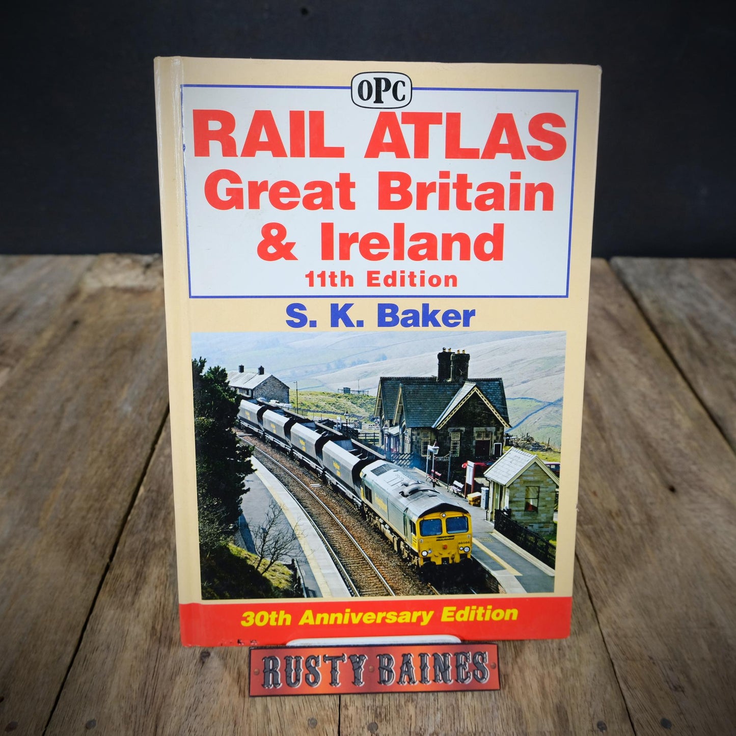 Rail Atlas Great Britain & Ireland, 11th Edition, S.K. Baker, 2007 Hardcover