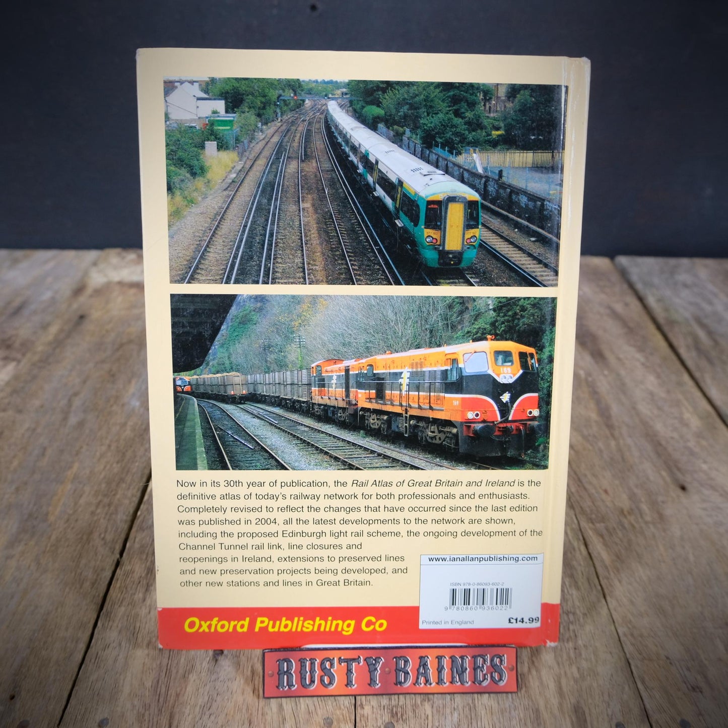 Rail Atlas Great Britain & Ireland, 11th Edition, S.K. Baker, 2007 Hardcover
