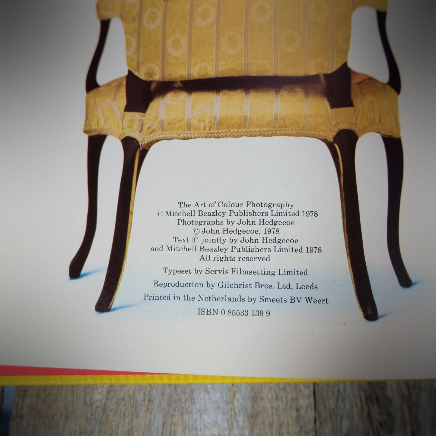 The Art of Colour Photography (film) John Hedgecoe, 1978 Hardcover