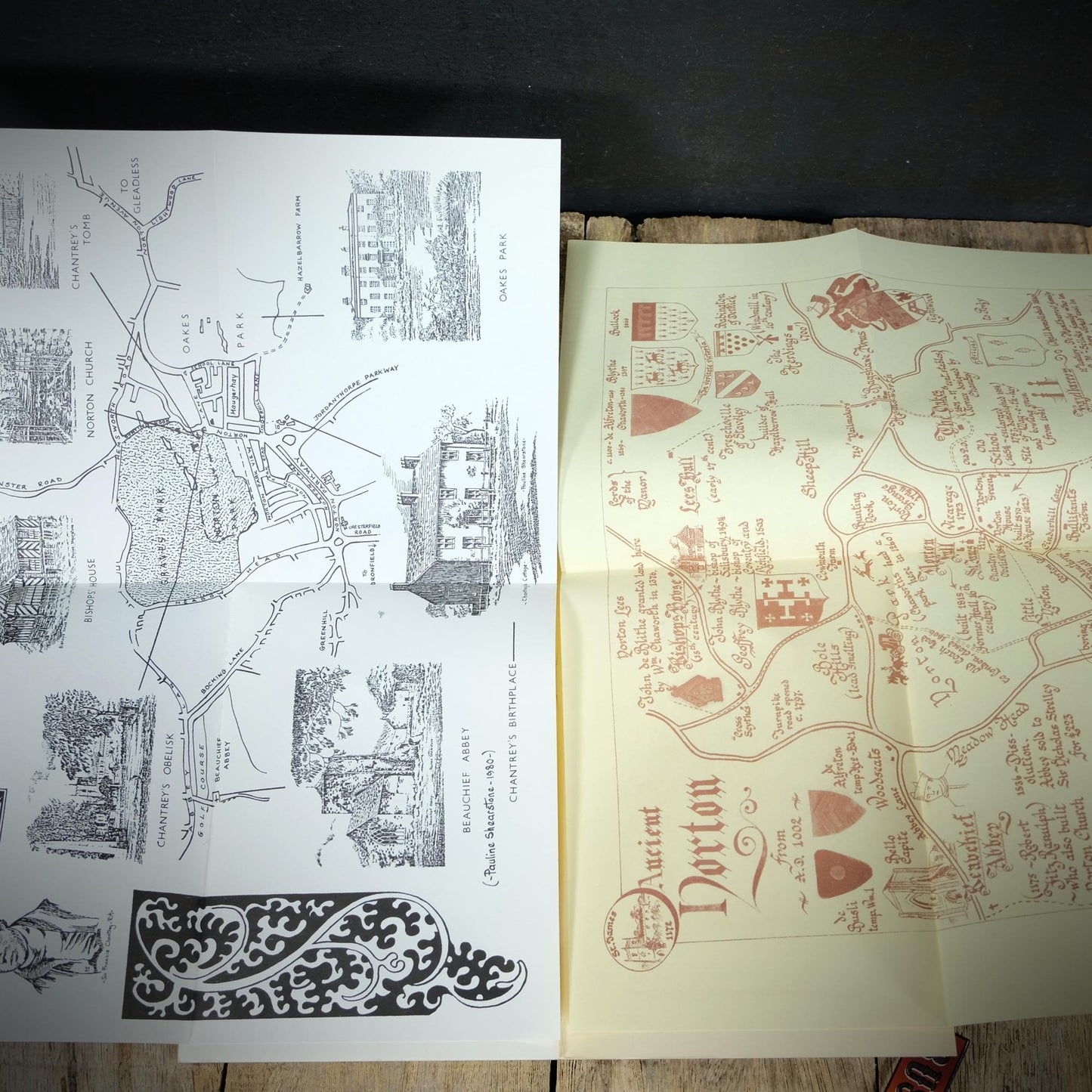 Sheffield Sketches, Including Norton and the Chantrey Story, Pauline Shearstone, 1981 Booklet