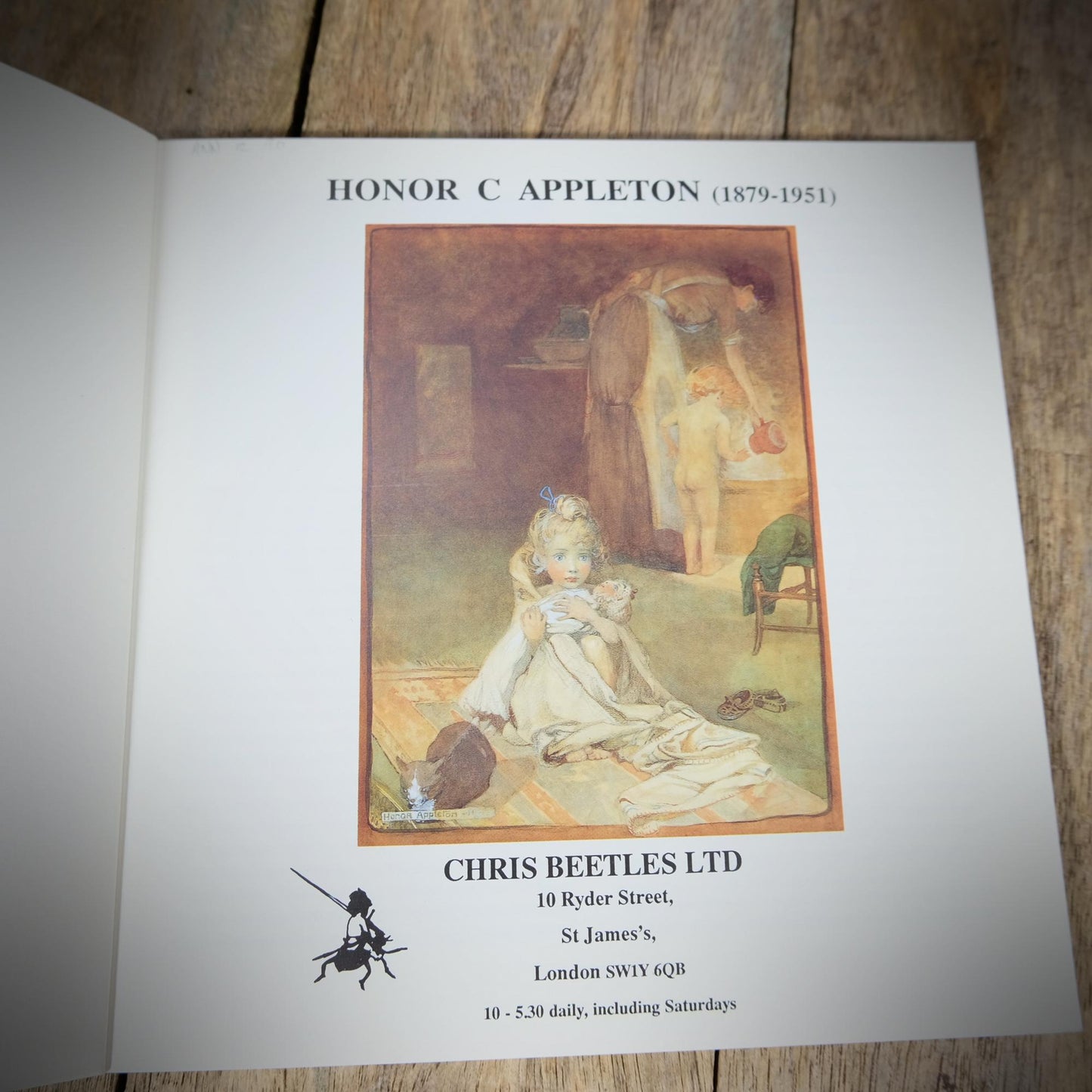 Artist, Honor C Appleton Exhibition Catalogue, Chris Beetles 1990, Softcover