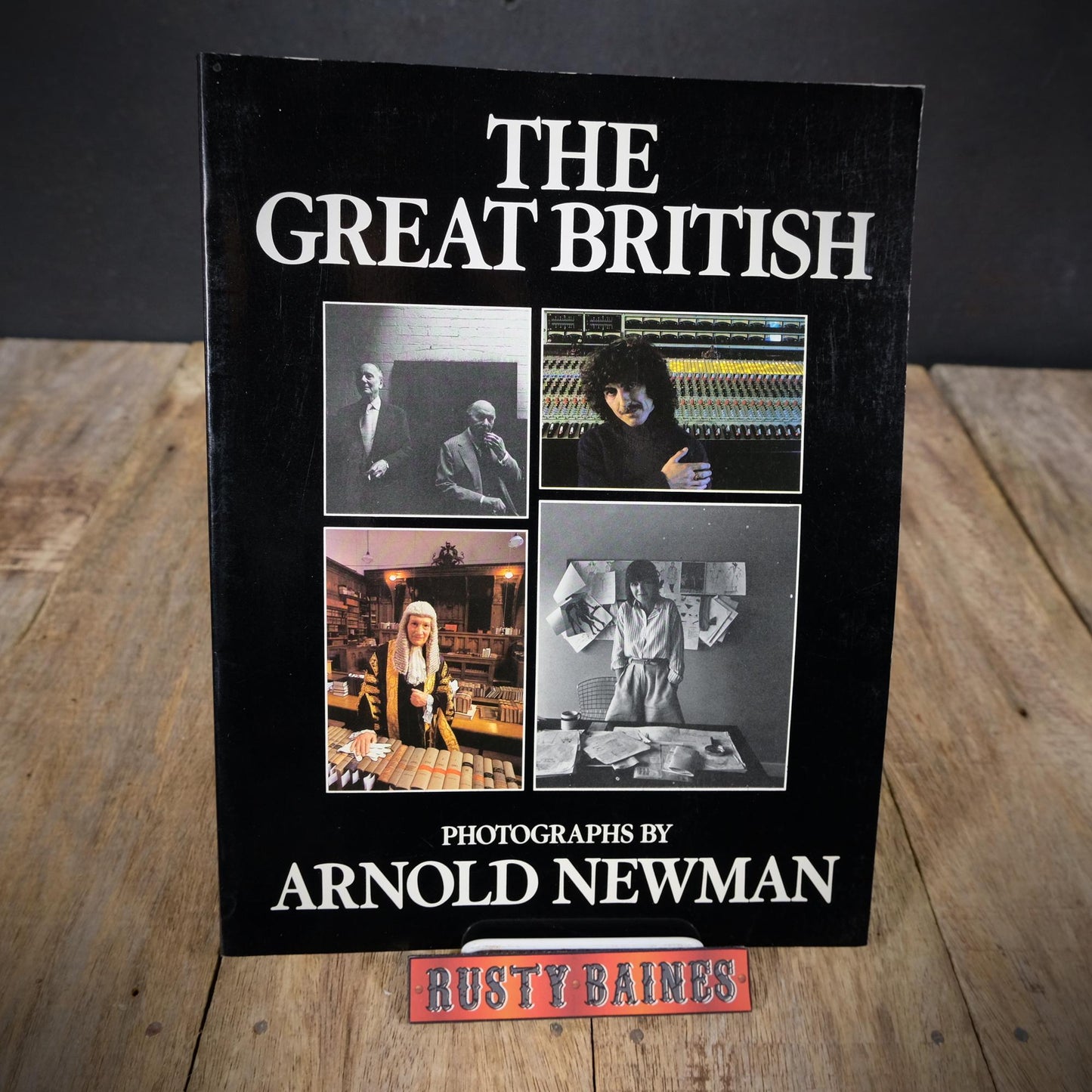 The Great British, Arnold Newman Photobook, Softcover 1979