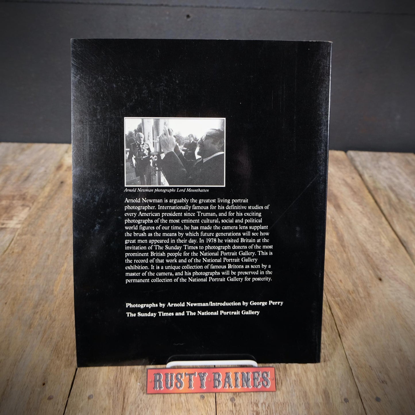 The Great British, Arnold Newman Photobook, Softcover 1979