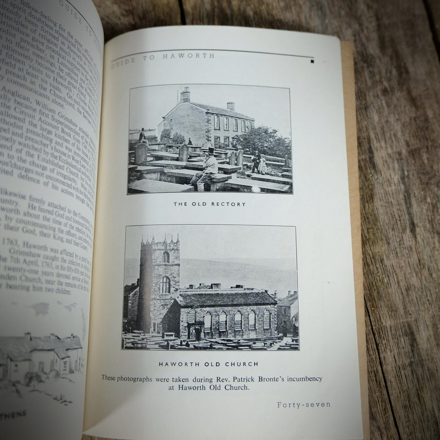 Vintage Brochure and Guide to Haworth, Pre War Era Booklet