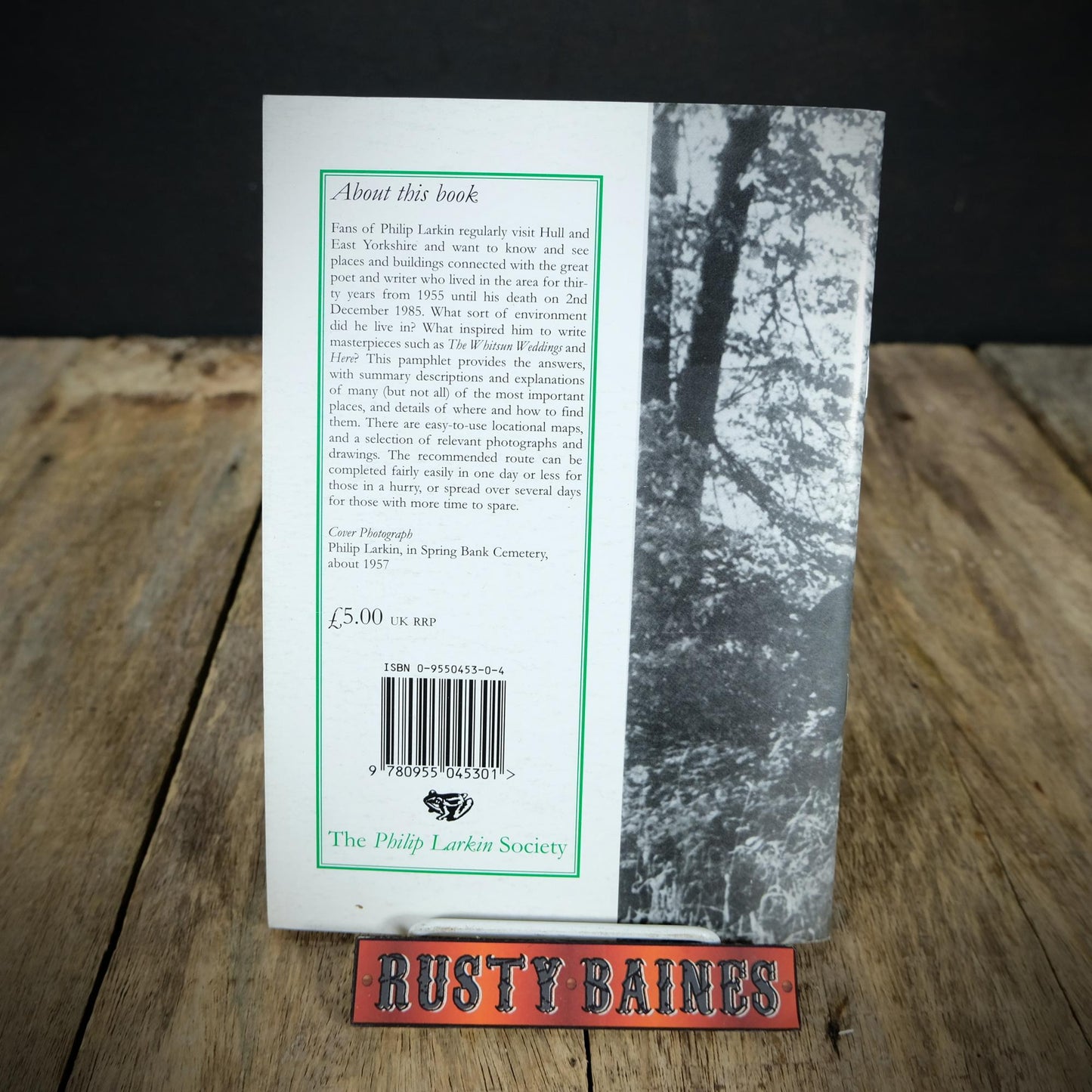 Philip Larkin's Hull and East Yorkshire, Jean Hartley, 2005 Edition Booklet
