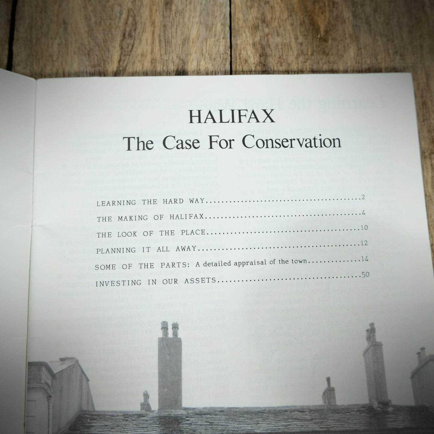 Halifax, The Case For Conservation, Yorkshire Heritage Preservation Booklet 1979