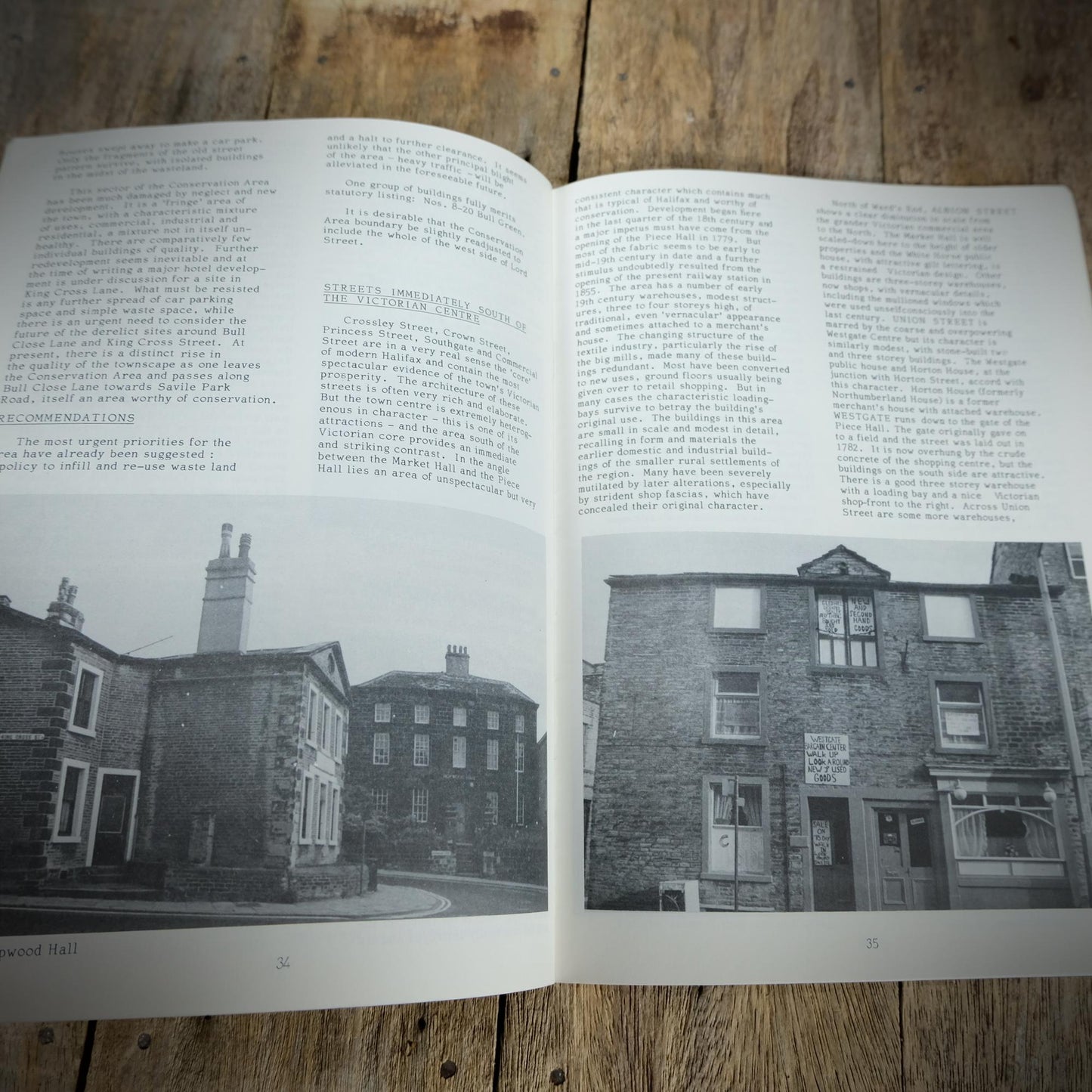 Halifax, The Case For Conservation, Yorkshire Heritage Preservation Booklet 1979