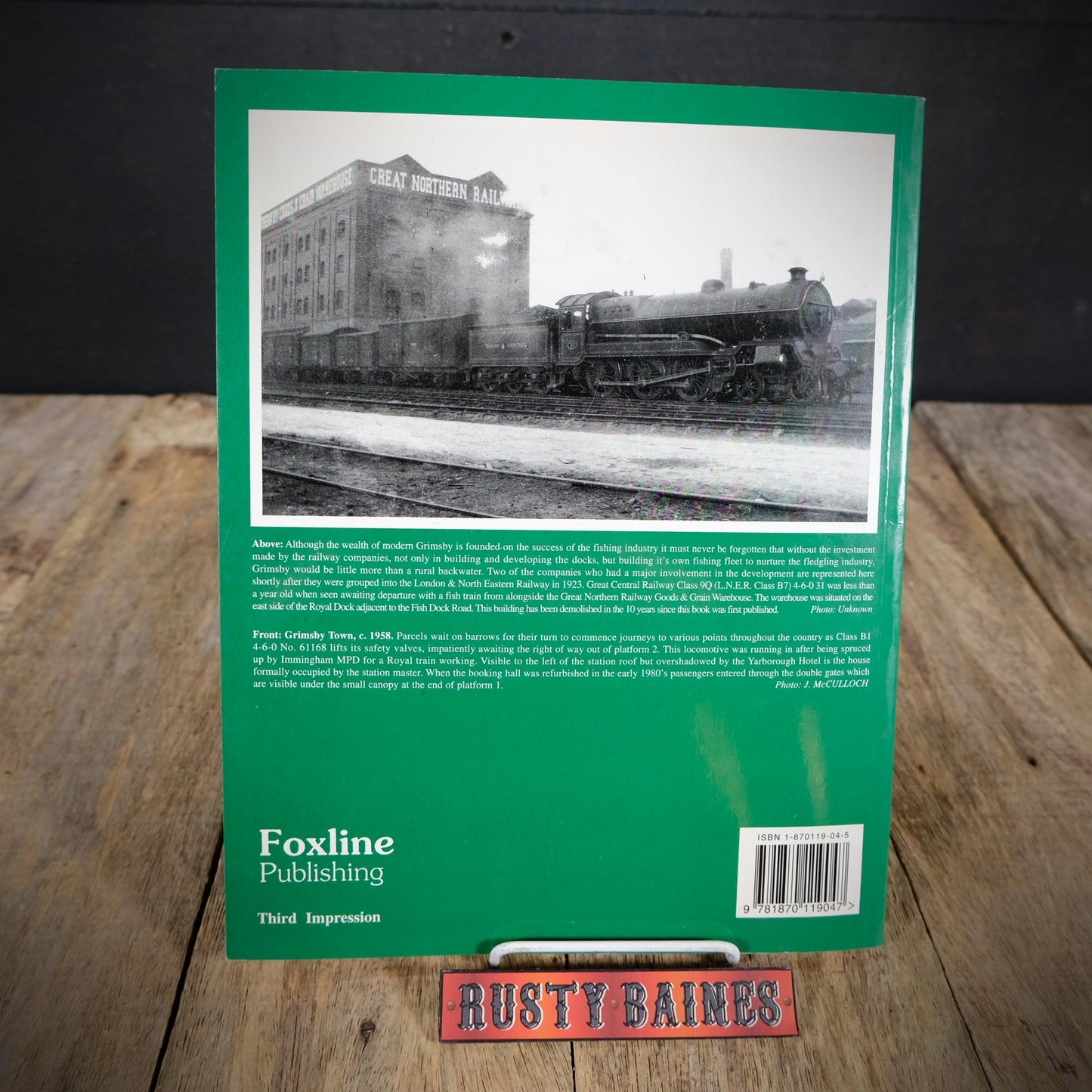 The Railways Around Grimsby, Cleethorpes, Immingham & North-East Lincolnshire, P K King, D R Hewins, 1998 Softcover