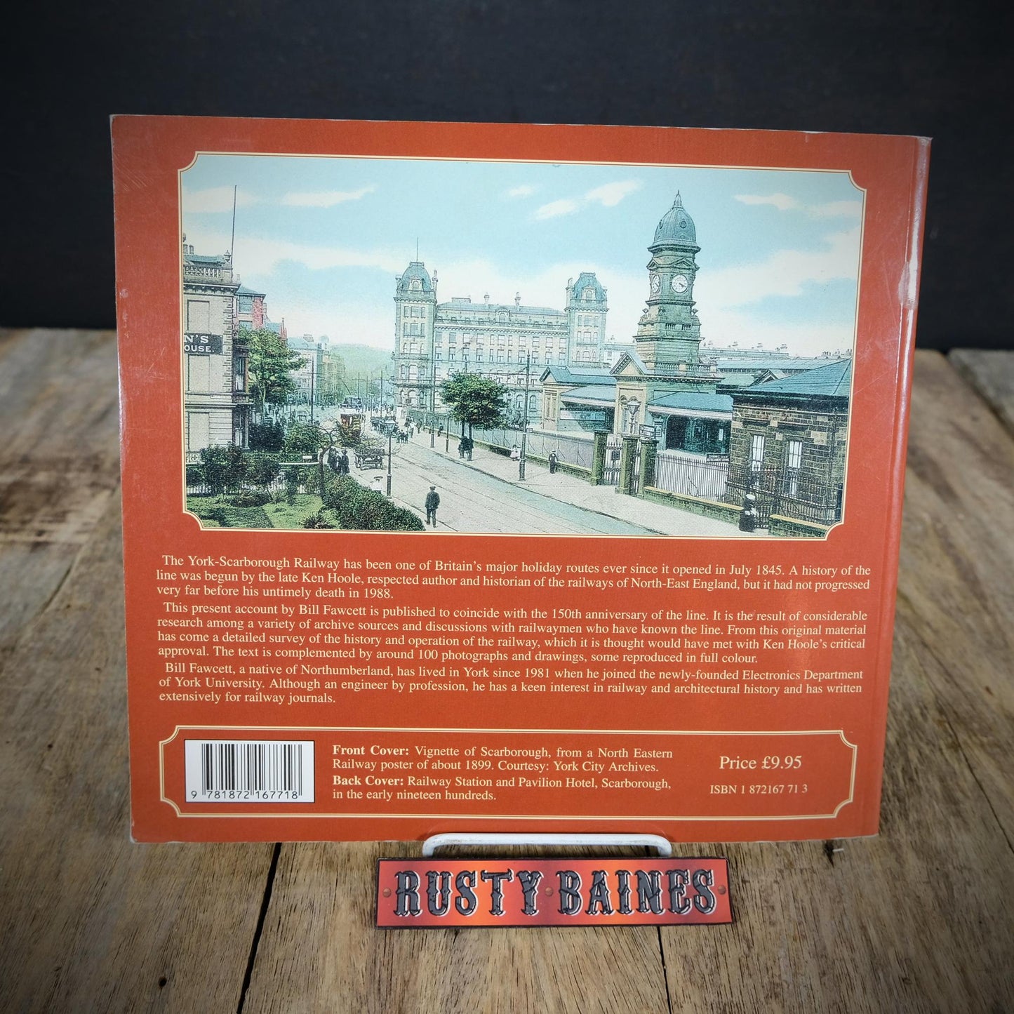 A History of the York-Scarborough Railway, Bill Fawcett, 1995 Softcover
