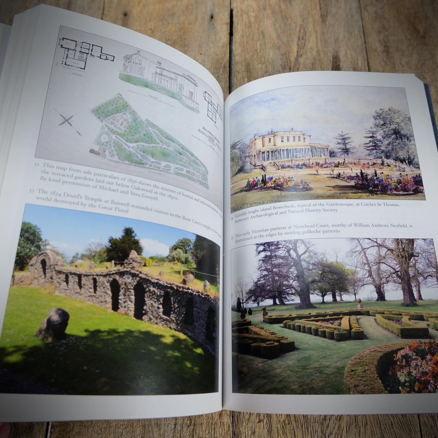 Historic Gardens of Somerset, Timothy Mowl (Signed) Marion Mako, 2010 Softcover