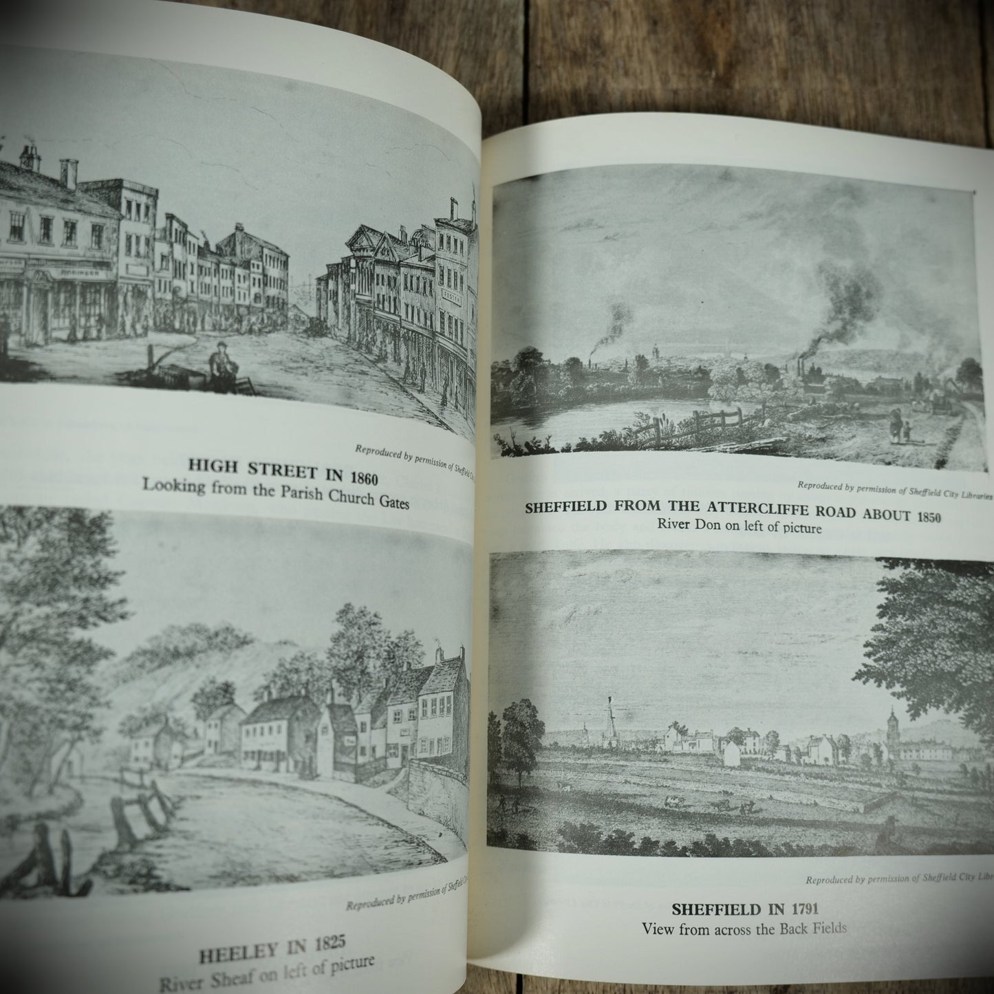 Old Sheffield, Its Street, People and Stories, J Edward Vickers, Booklet