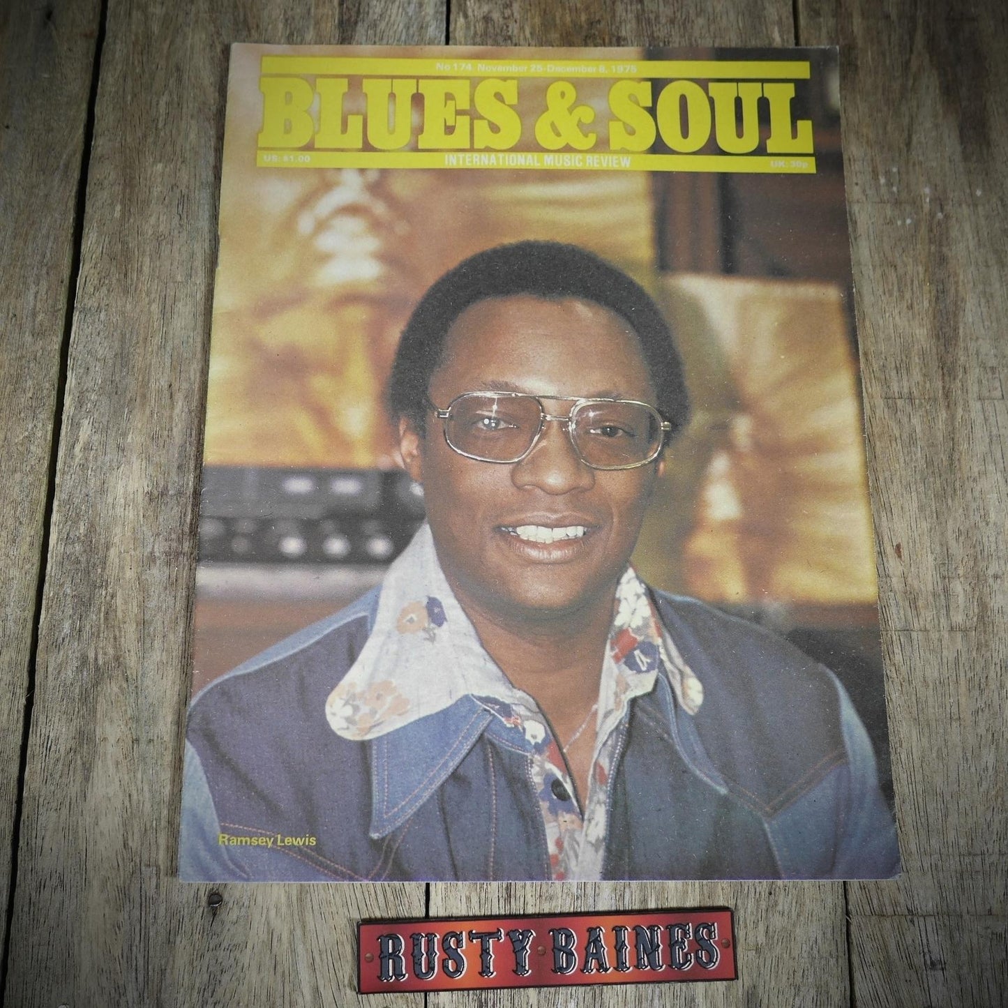 Vintage Magazine Back Issue, Blue & Soul #174 November 1975, The Stylistics, Chocolate Milk