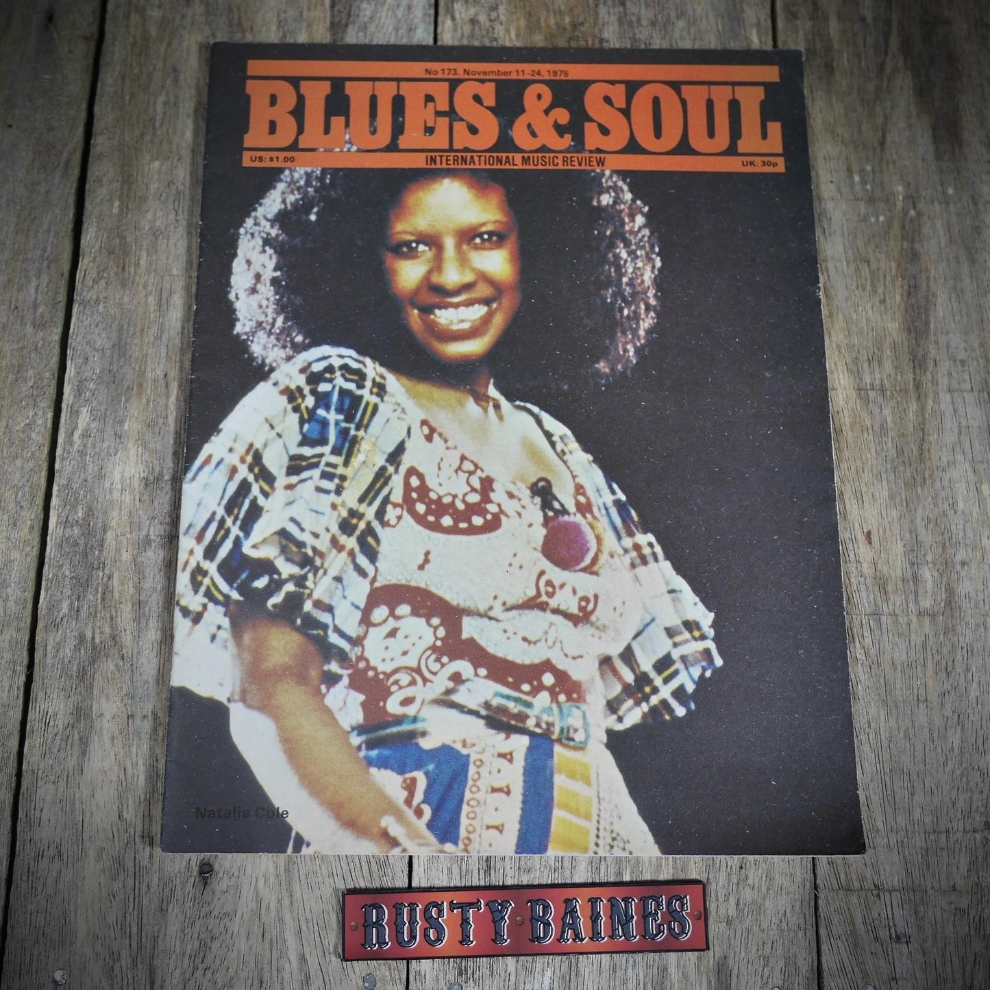 Vintage Magazine Back Issue, Blue & Soul #173 November 1975, Gladys Knight & The Pips, Leon Haywood, Trammps