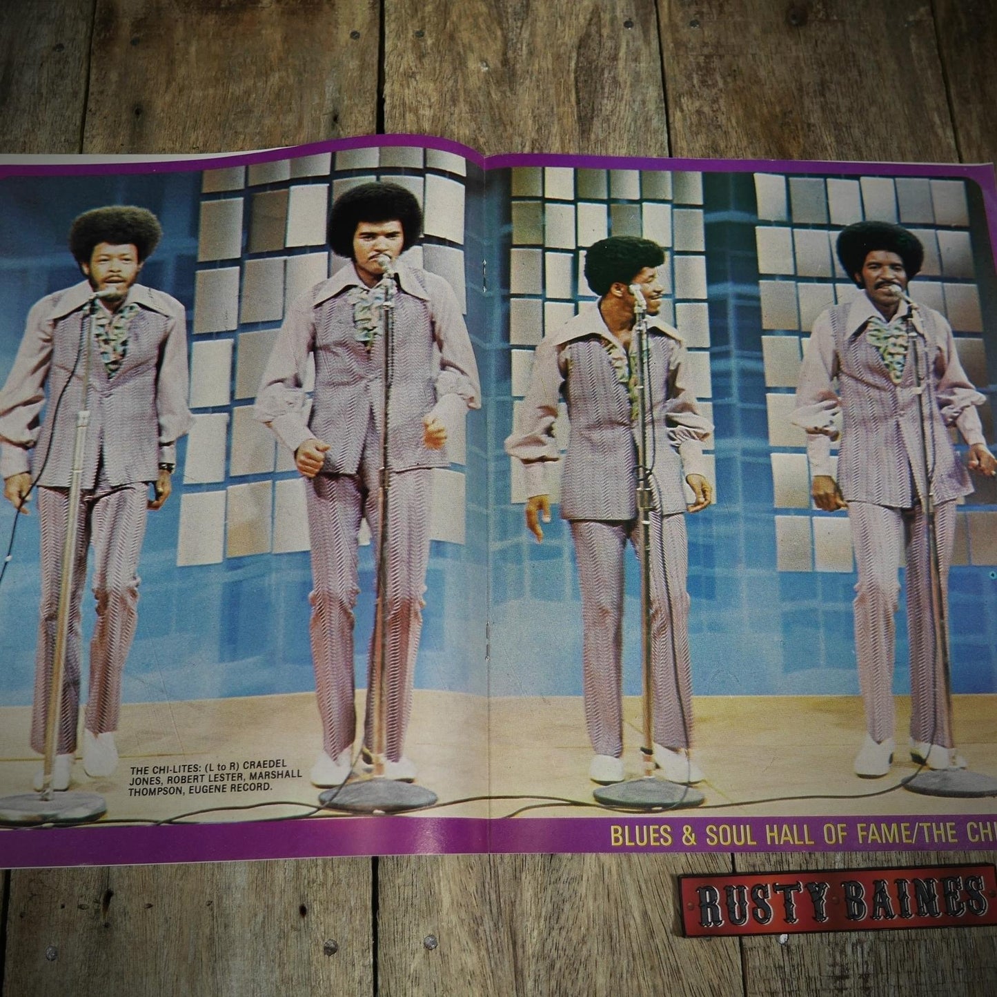 Vintage Magazine Back Issue, Blue & Soul #91 August 1972, The Chi-Lites, Otis Clay, Harold Melvin, Barbara Acklin