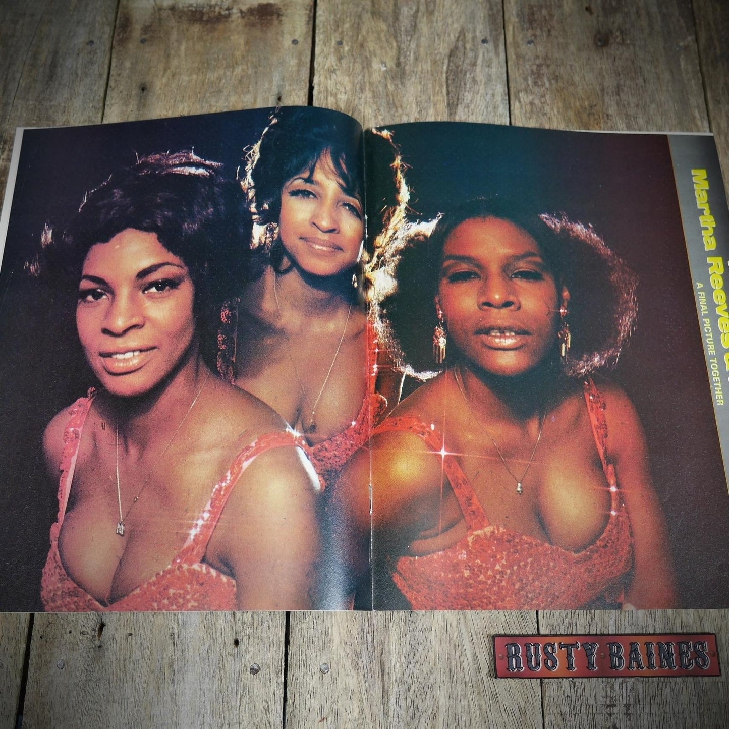 Vintage Magazine Back Issue, Blue & Soul #104 March 1973, Martha Reeves, Timmy Thomas, Eddie Kendricks