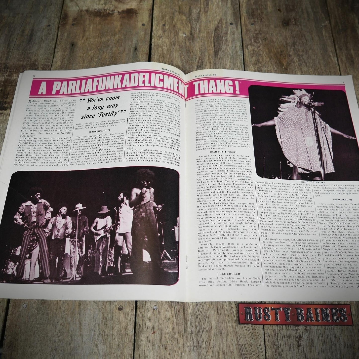 Vintage Magazine Back Issue, Blue & Soul #59 May 1971, Aretha Franklin, Roberta Flack, Ikettes, Eddie Kendricks