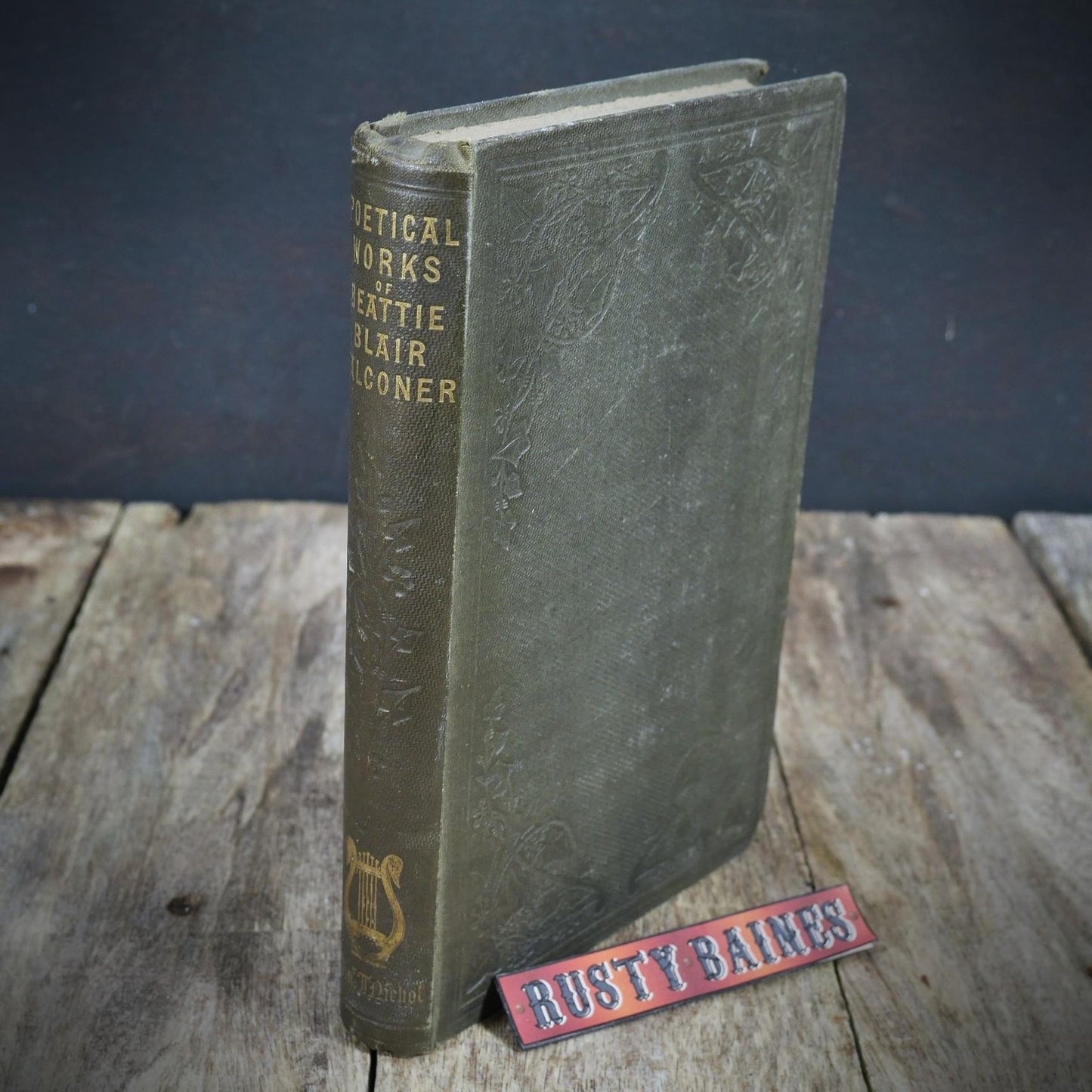 The Poetical Works of Beattie, Blair and Falconer, 1854 Hardback