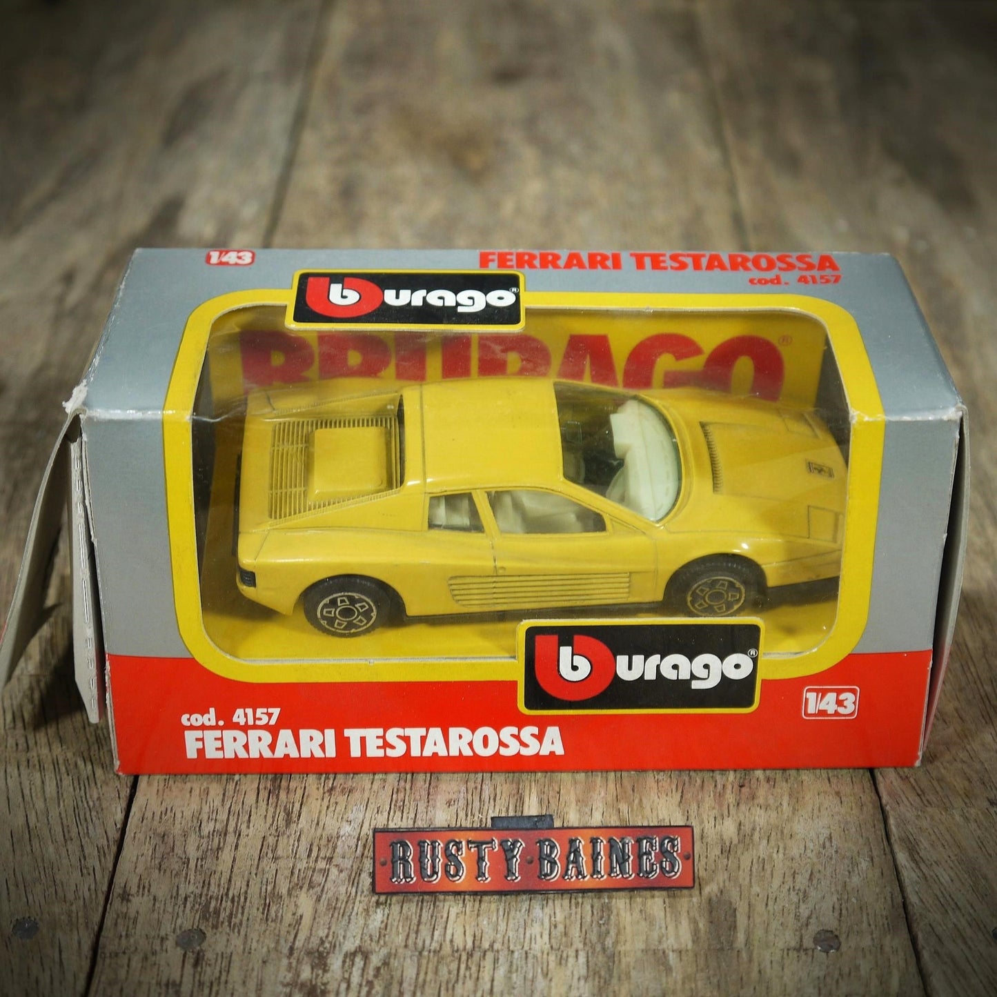 Bburago Ferrari Testarossa, Yellow