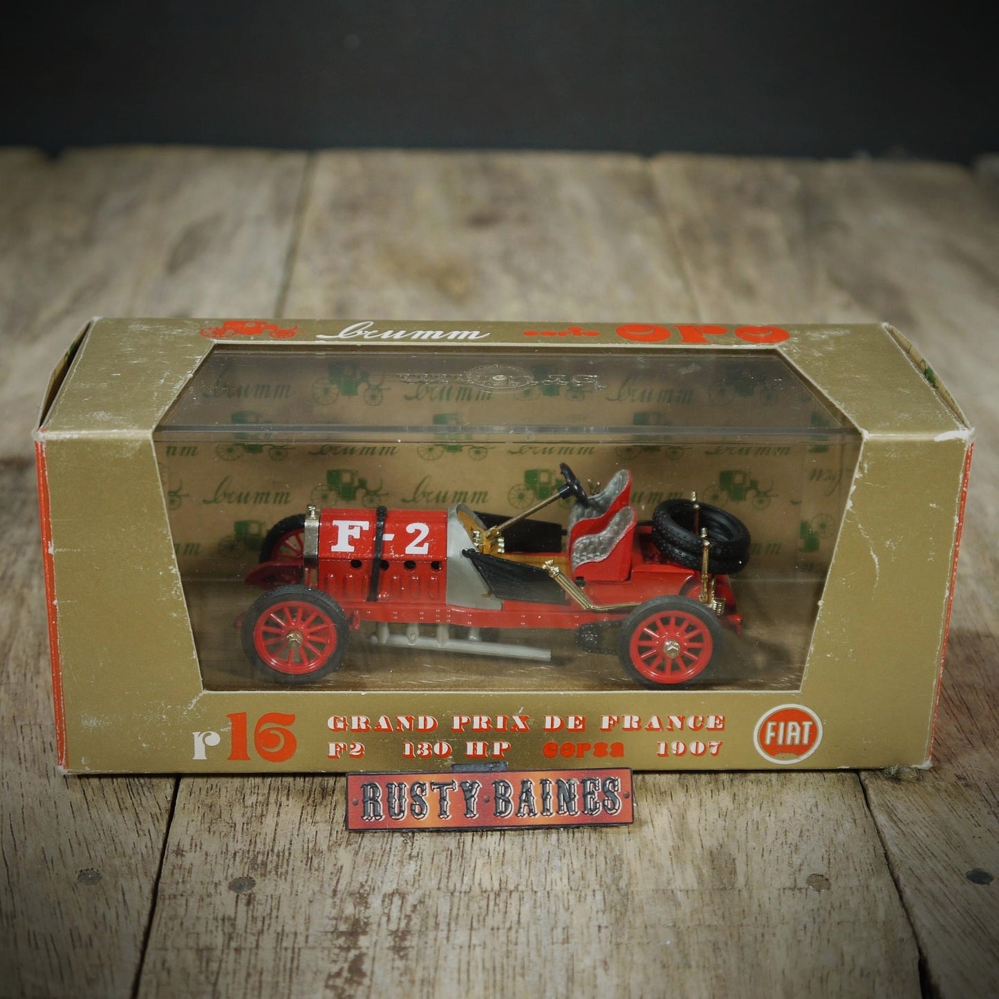 Brumm Grand Prix de France Fiat F2 130hp Corsa 1907