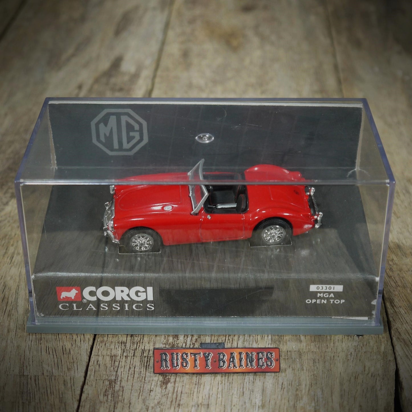 Corgi 03301 MGA Open Top Sports Car, Red