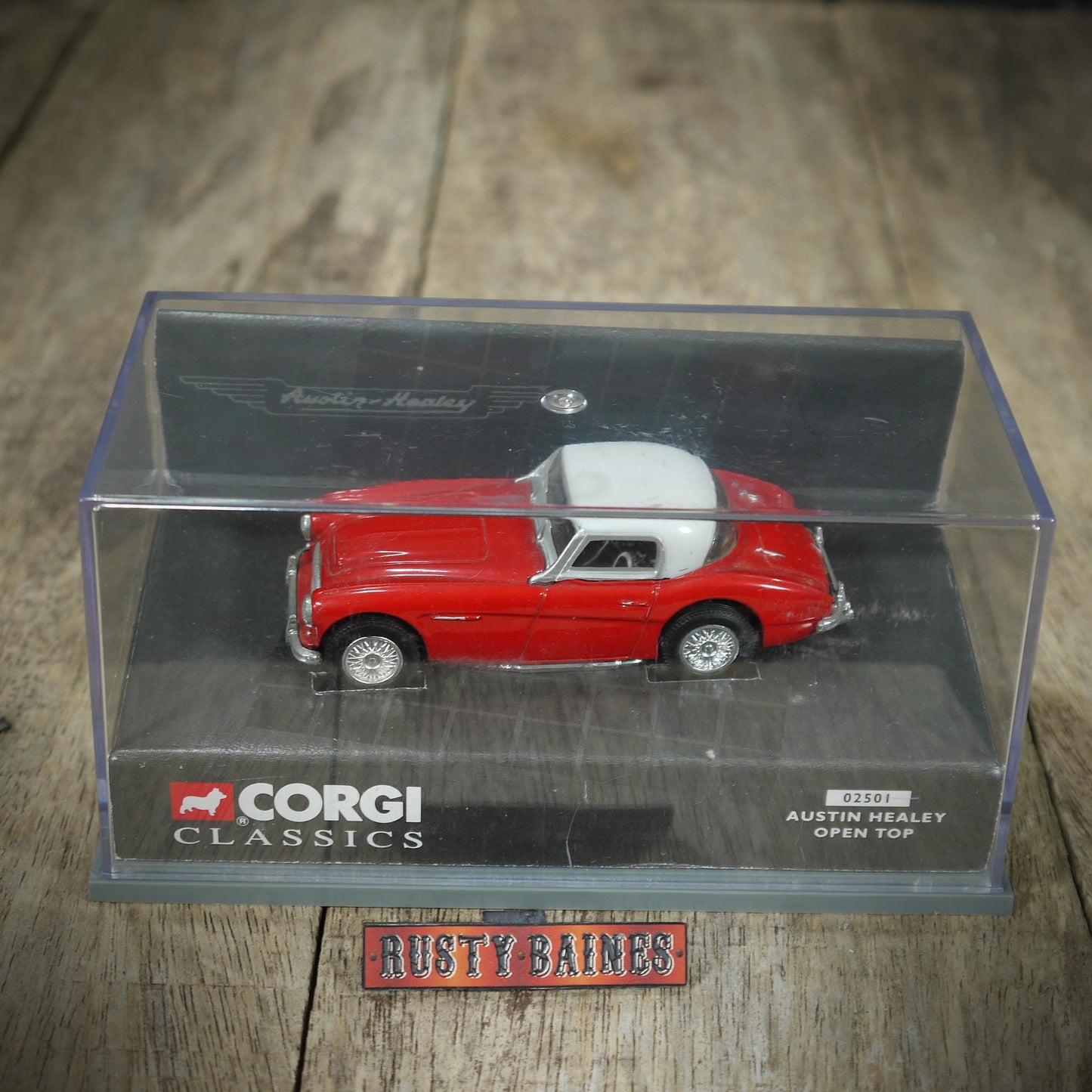 Corgi 02501 Austin Healey Red/White