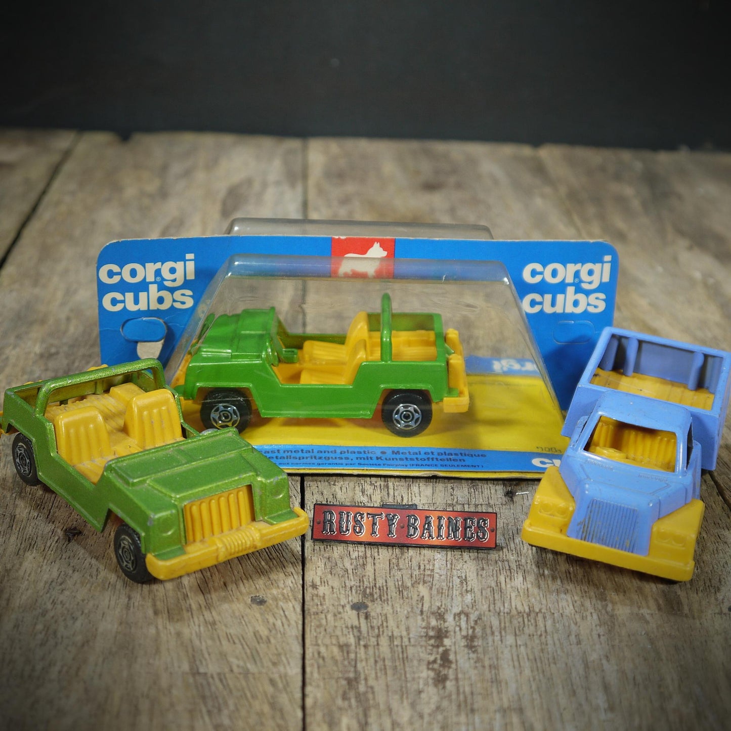 Bundle of Vintage Corgi Cub Vehicles, R501