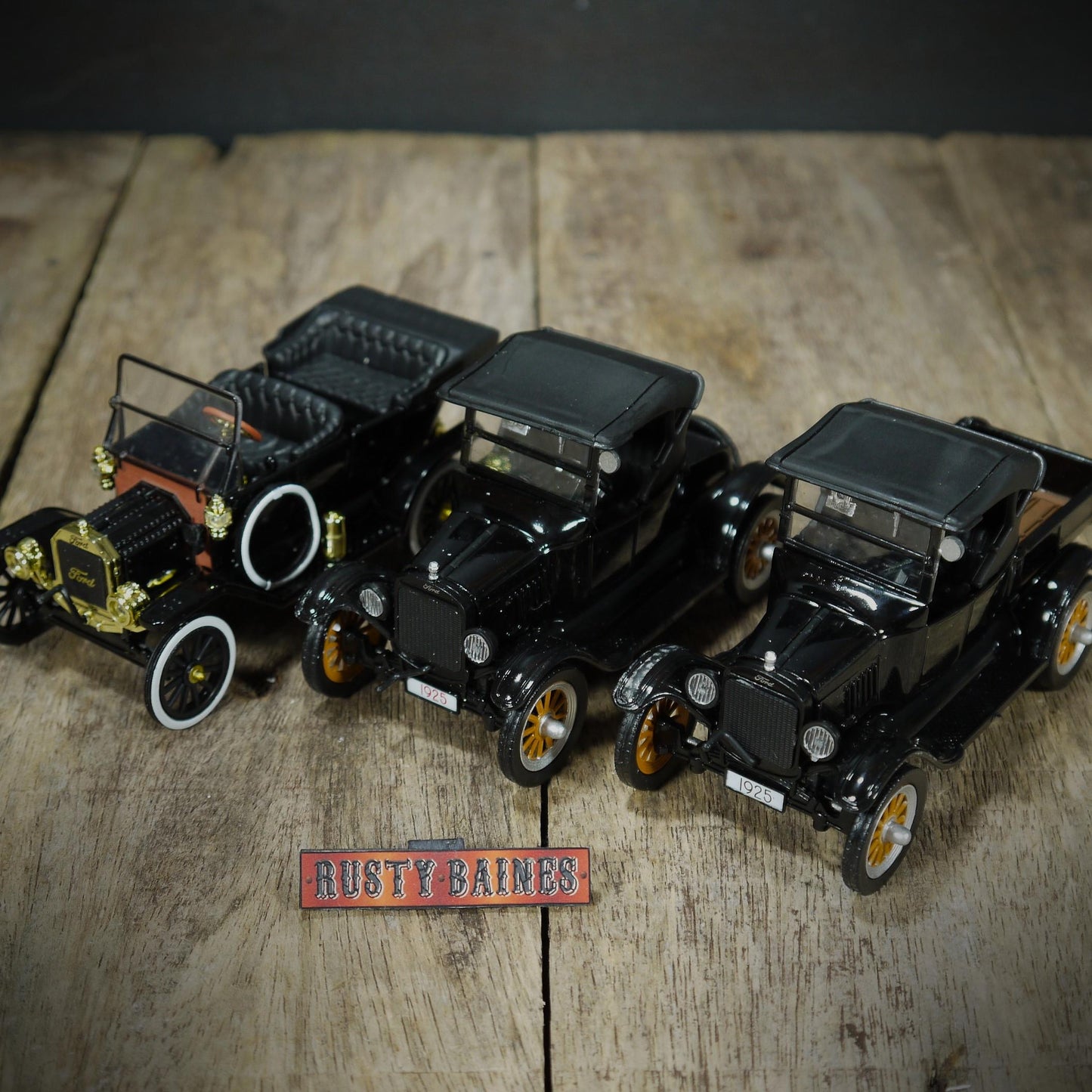Bundle of Ford Model T Cars & Pick-Up, National Motor Museum Mint