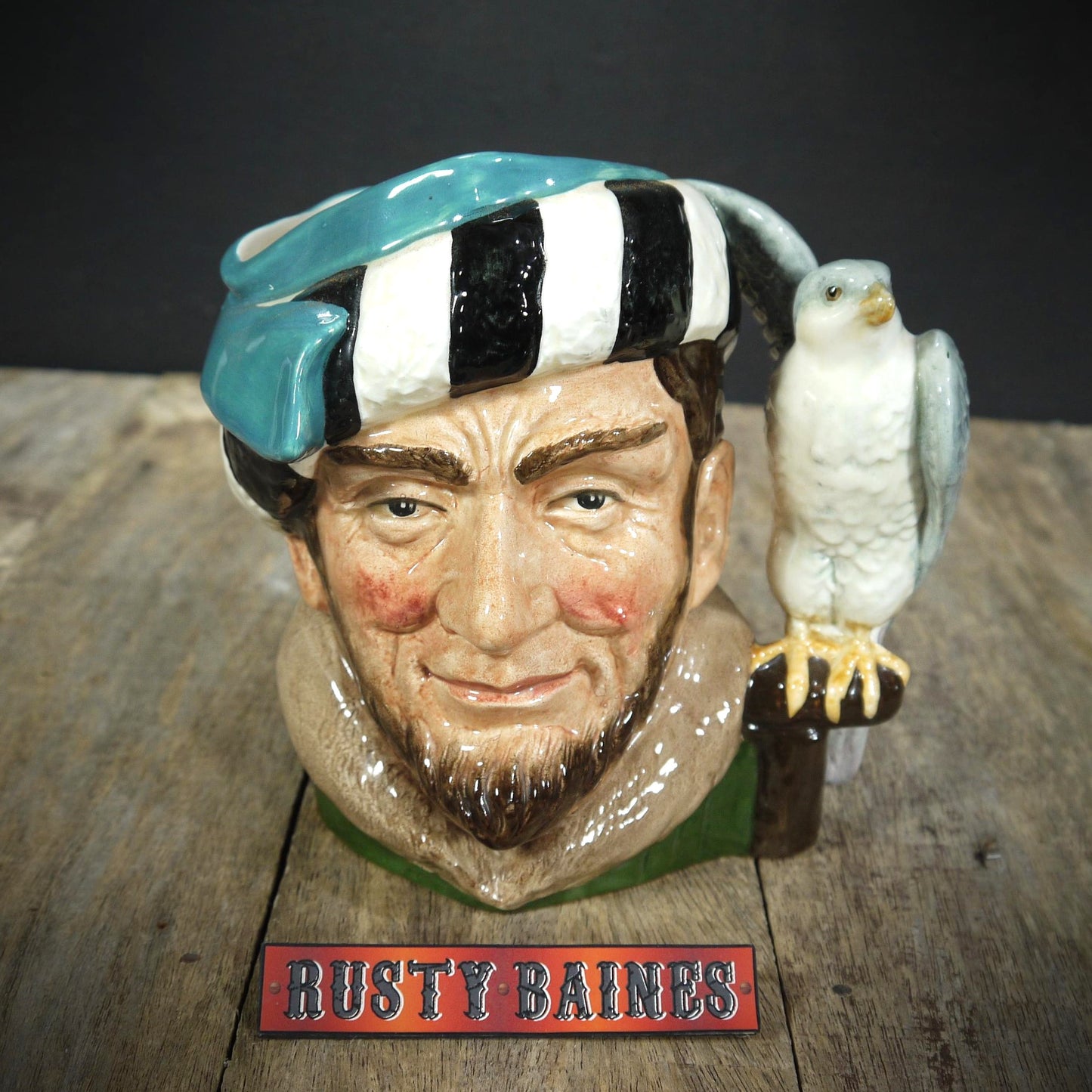 Vintage Royal Doulton Character Jug, The Falconer D6533, For the Bird Lover