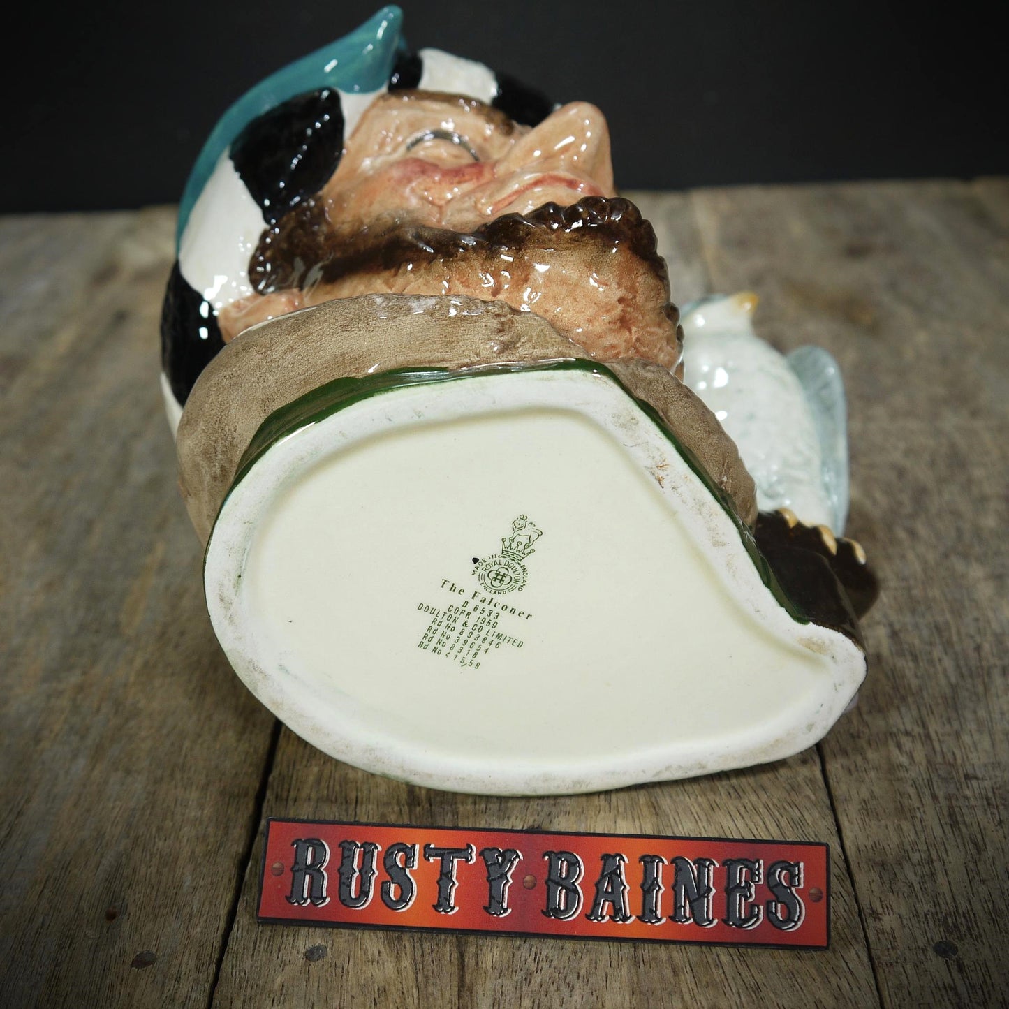 Vintage Royal Doulton Character Jug, The Falconer D6533, For the Bird Lover